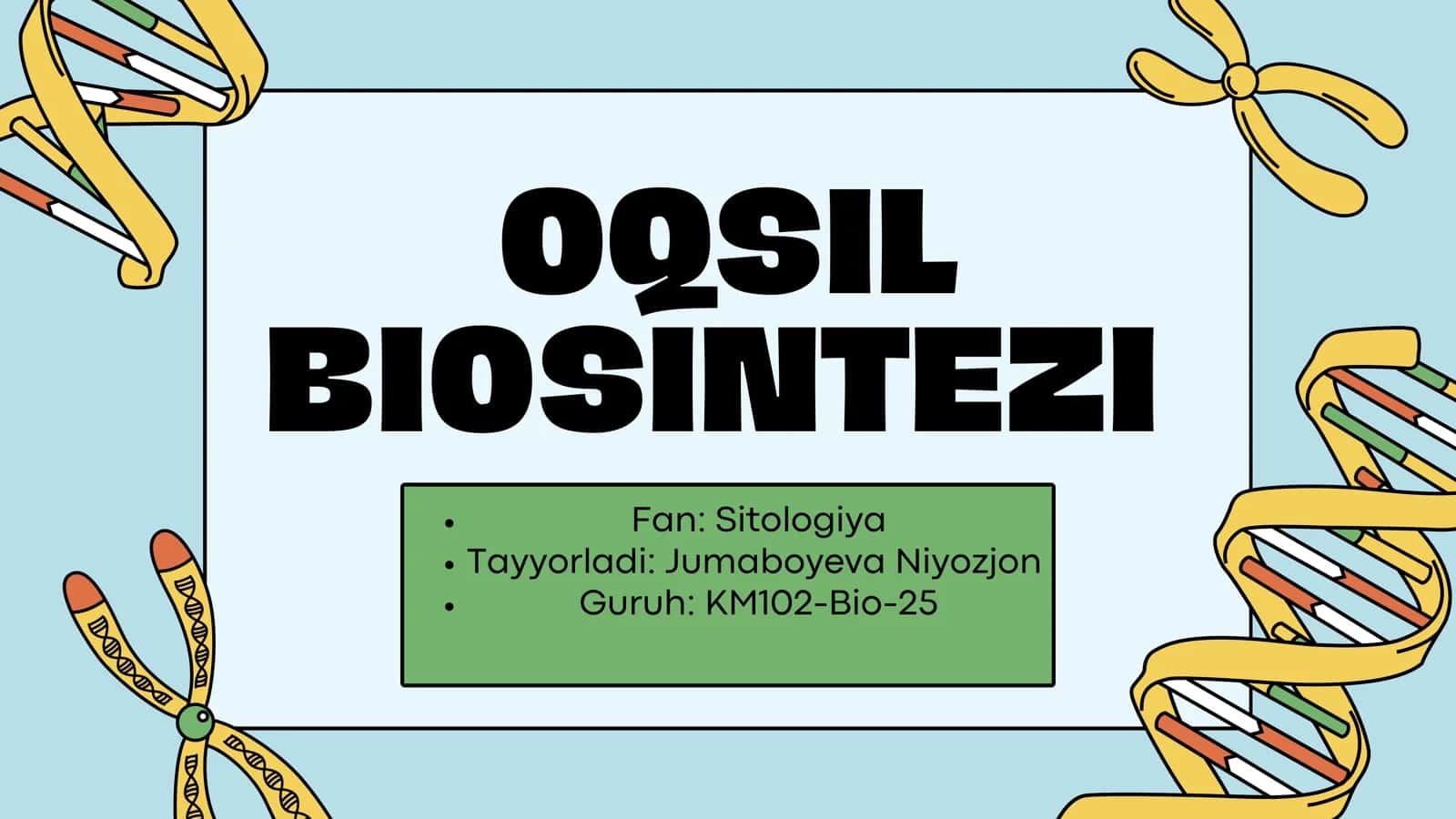 Oqsil biosintezi 1