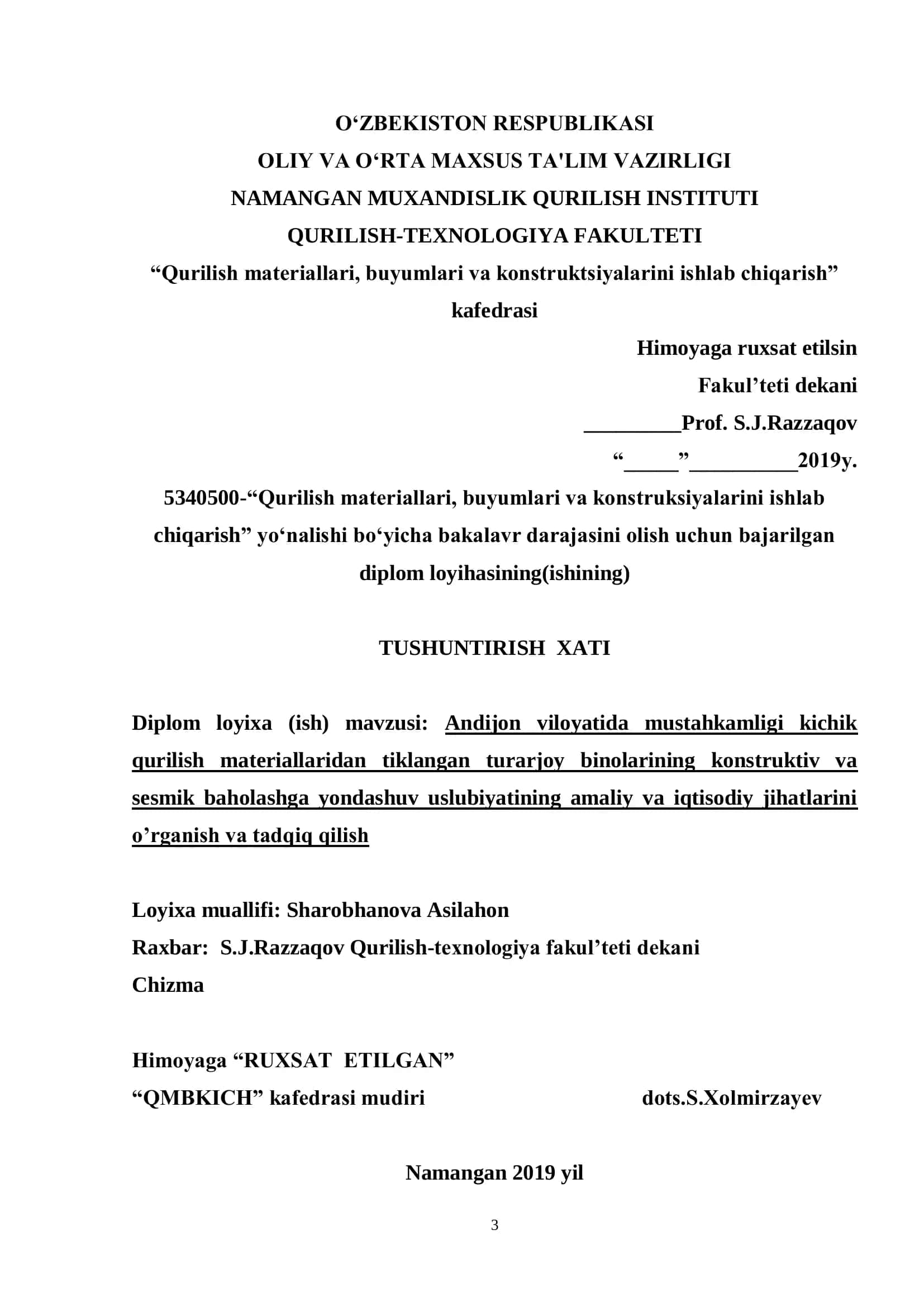 Qurilish materiallari, buyumlari va konstruktsiyalarini ishlab chiqarish 1