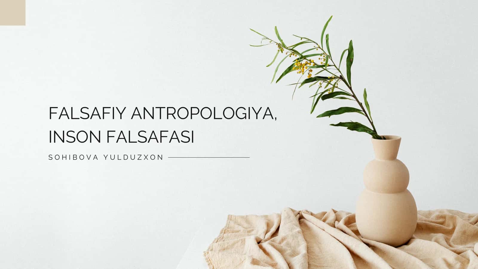 FALSAFIY ANTROPOLOGIYA 1