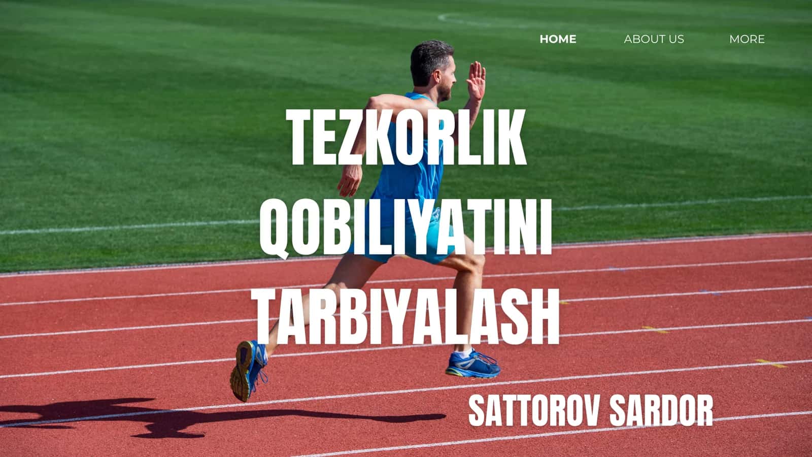 Tezlikni tarbiyalash uslublari 1