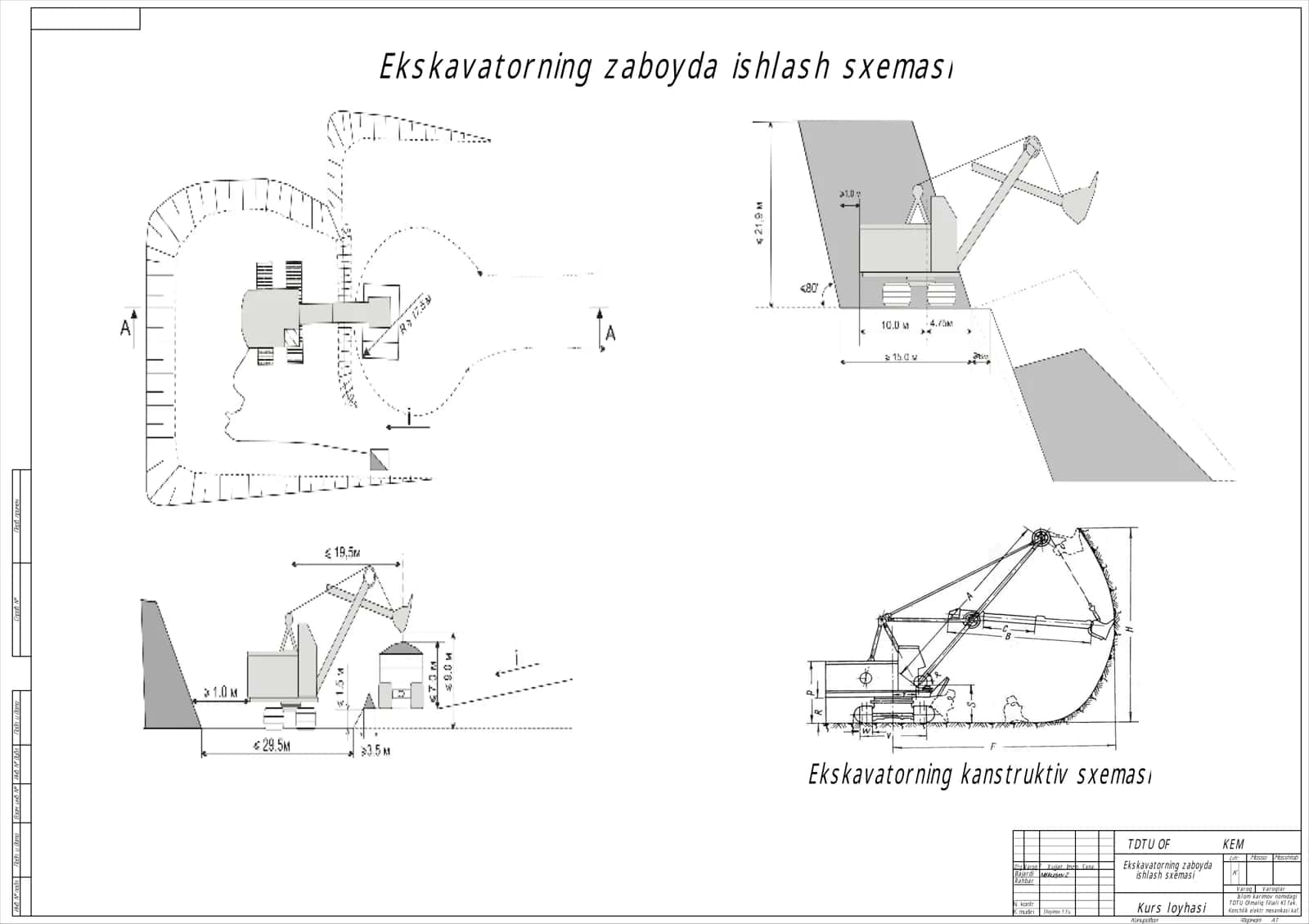 Kurs loyhasi Konchilik elektr mexanikasi kaf 1