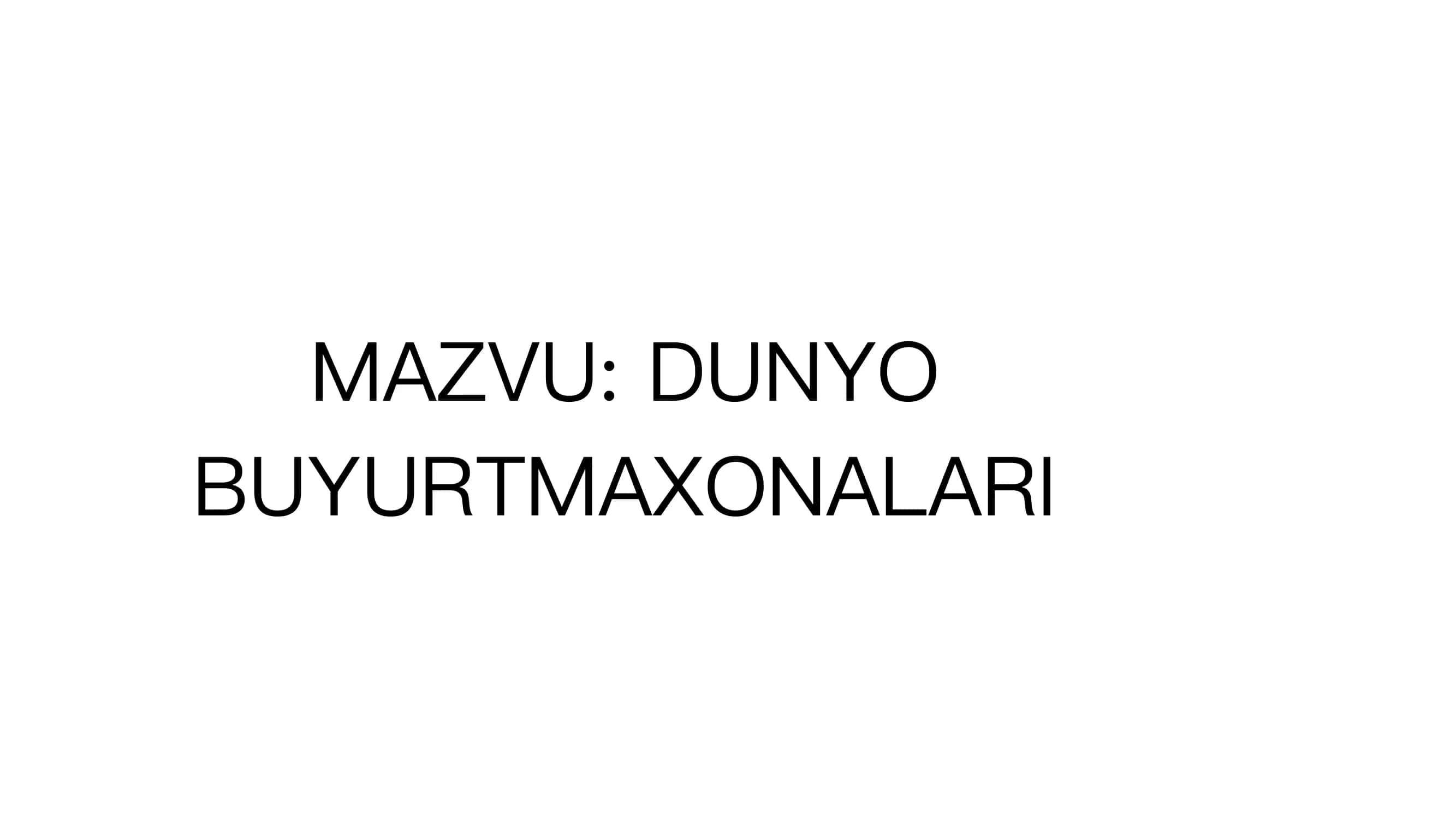 BUYURTMAXONALARI 1