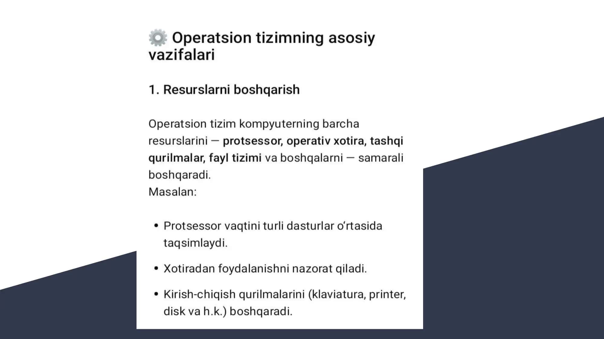 operatsion tizimlar haqida 1