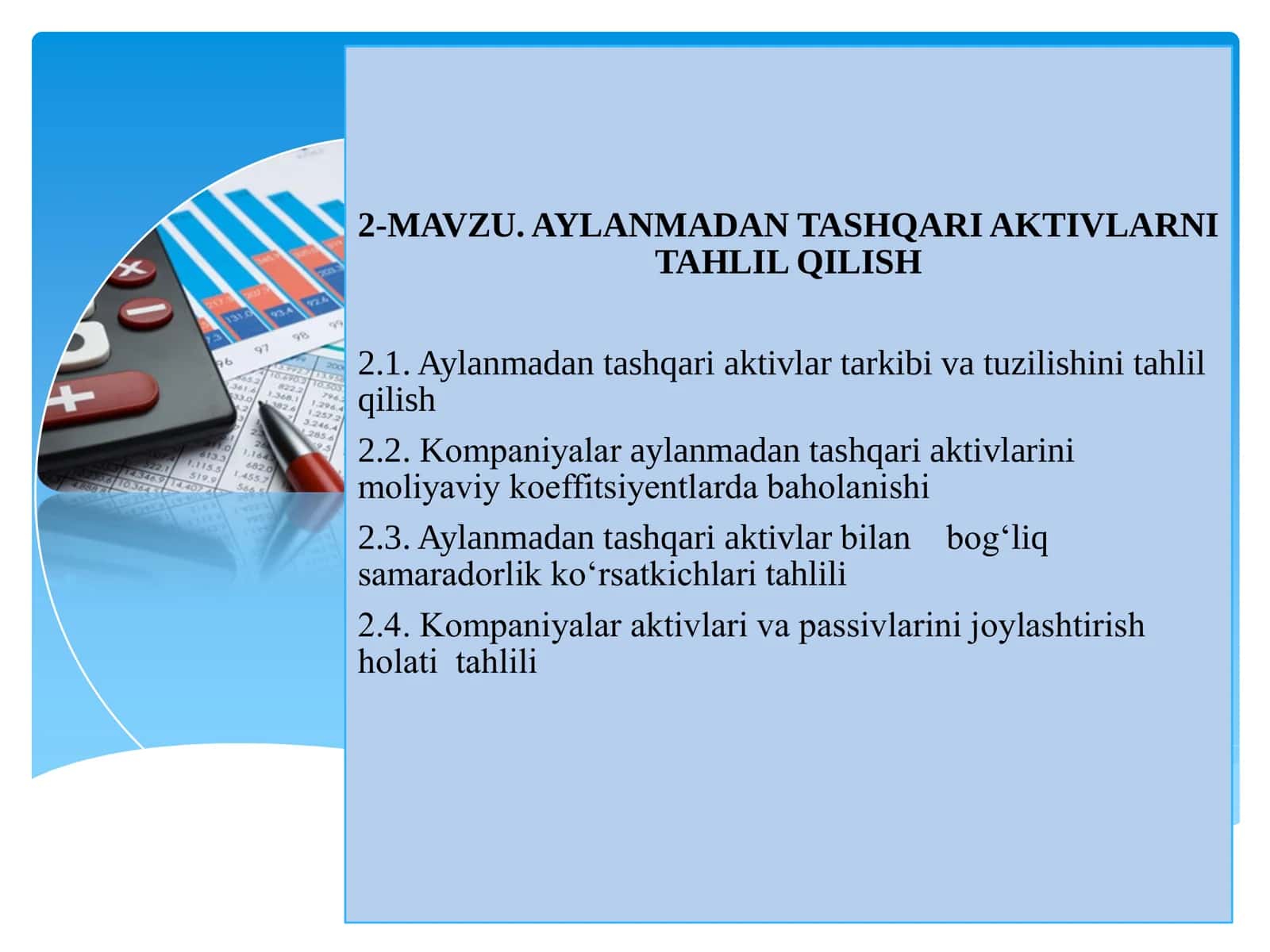 AYLANMADAN TASHQARI AKTIVLARNI TAHLIL QILISH 1