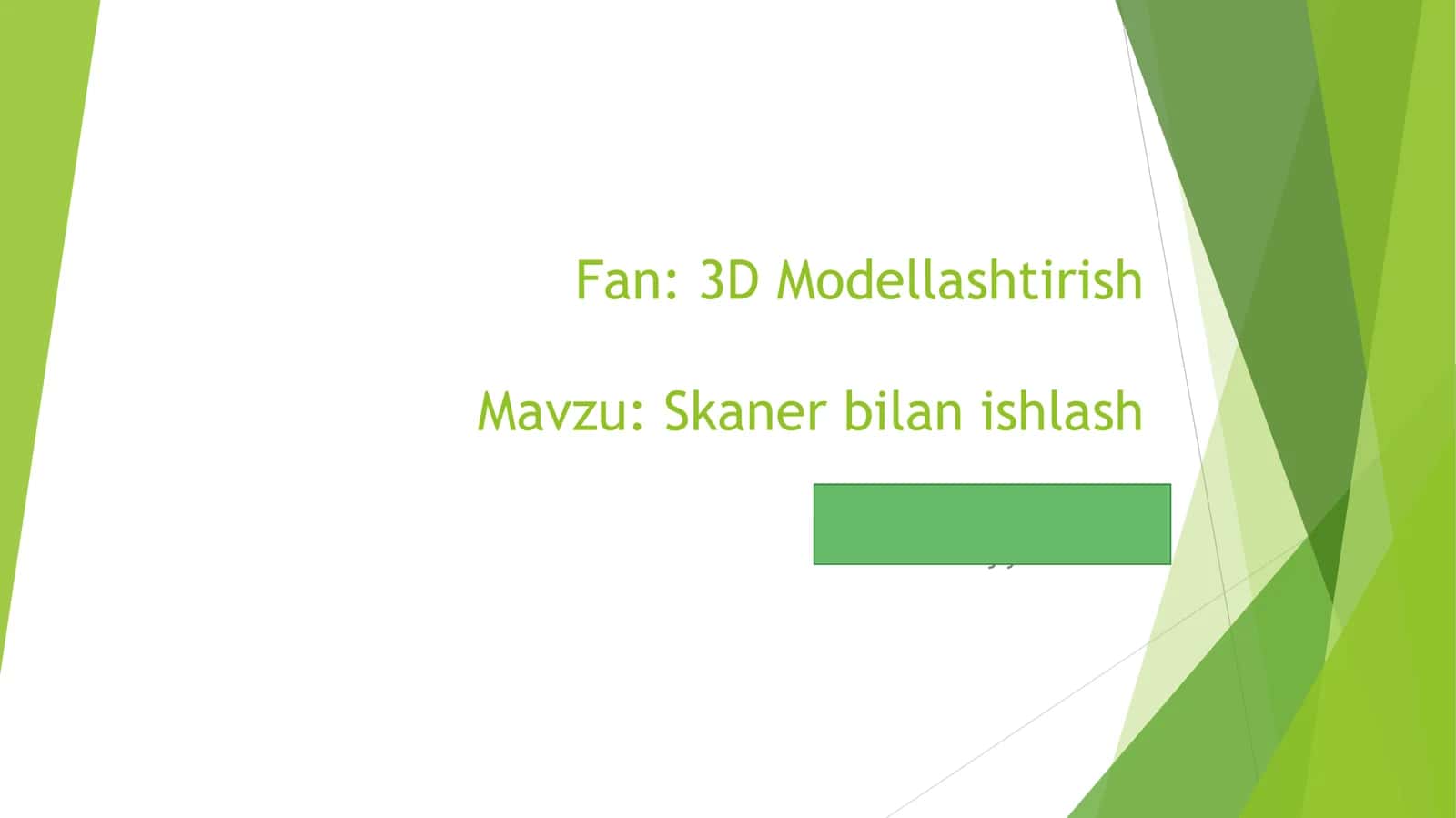 Skaner bilan ishlash 1