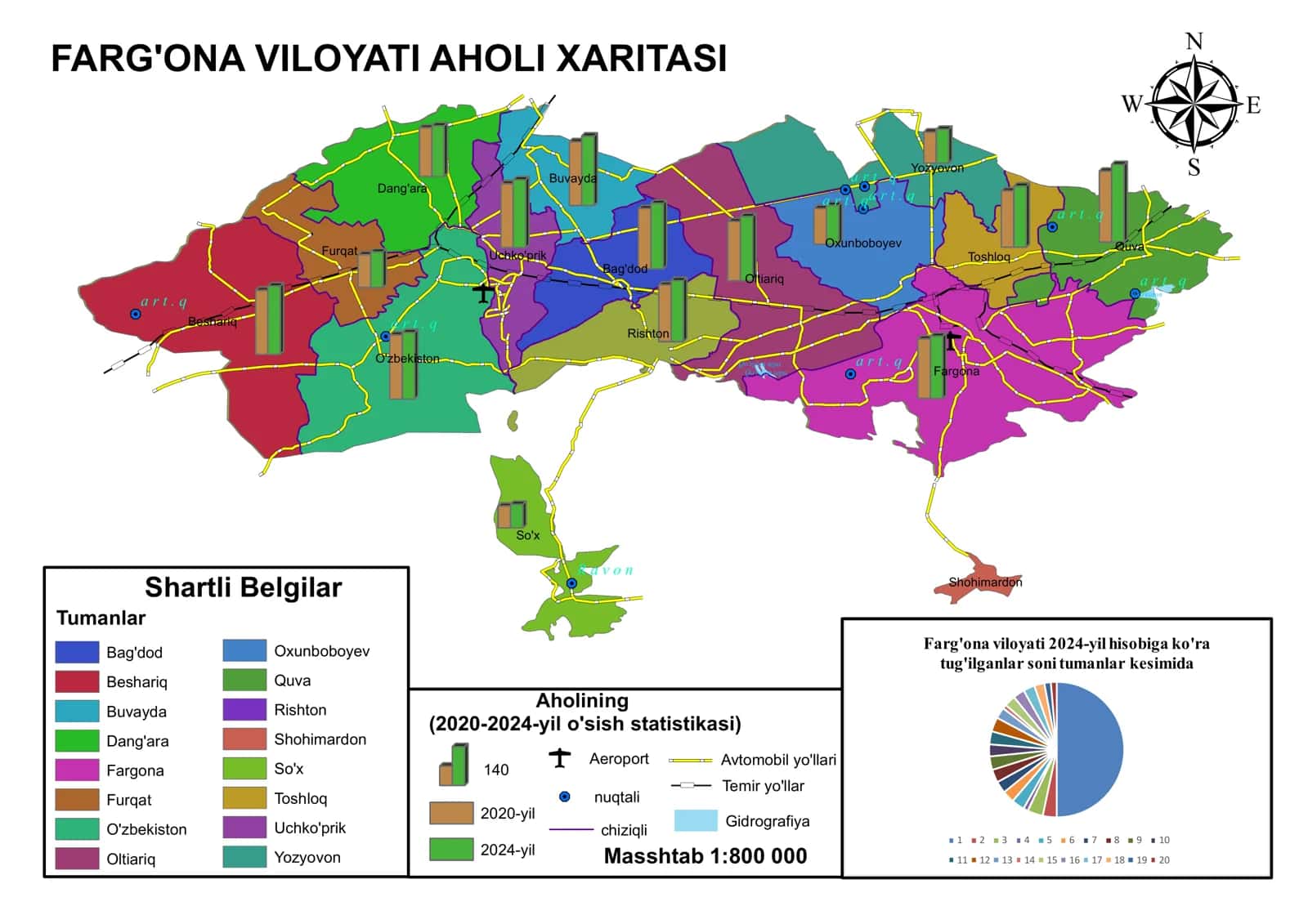 FARG'ONA VILOYATI AHOLI XARITASI 1