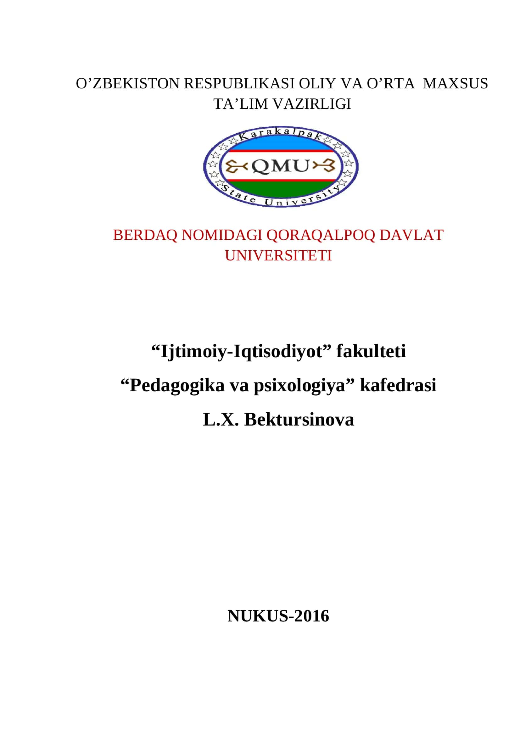 Pedogogik nazorat va ta’lim sifatini baholash 1