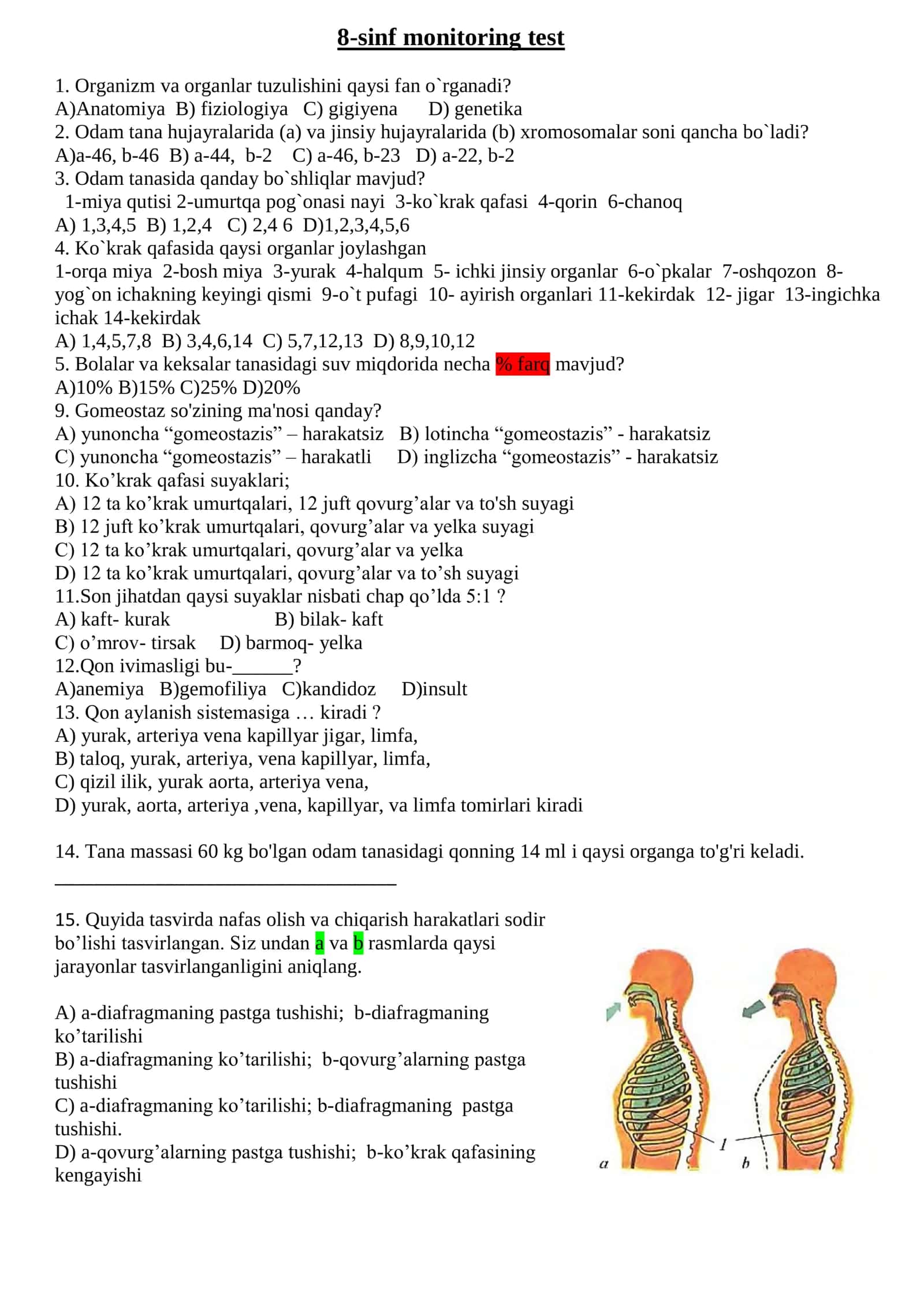 8-sinf monitoring test 1