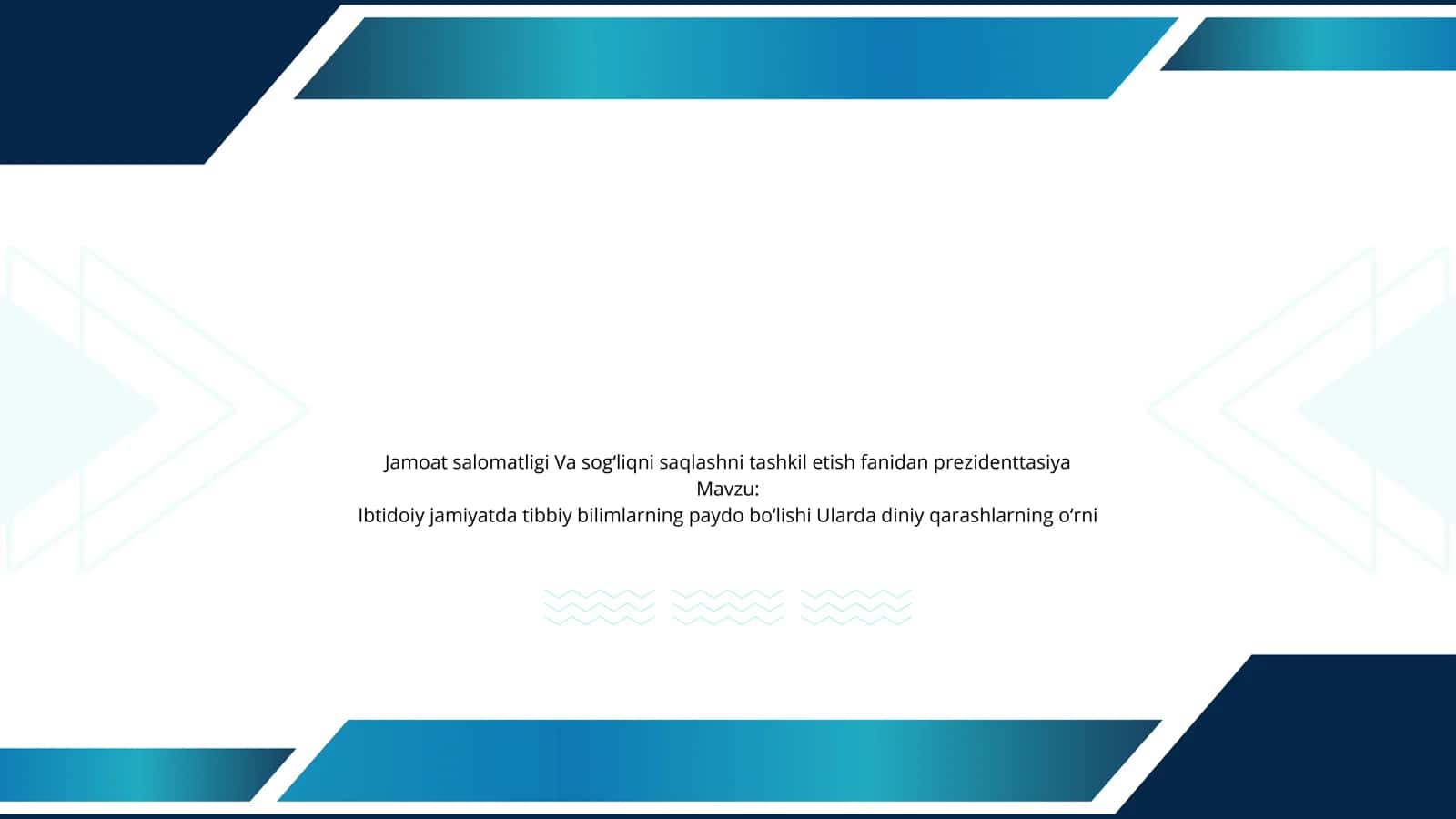 Ibtidoiy jamiyatda tibbiy bilimlarning paydo boʻlishi Ularda diniy qarashlarning oʻrni 1