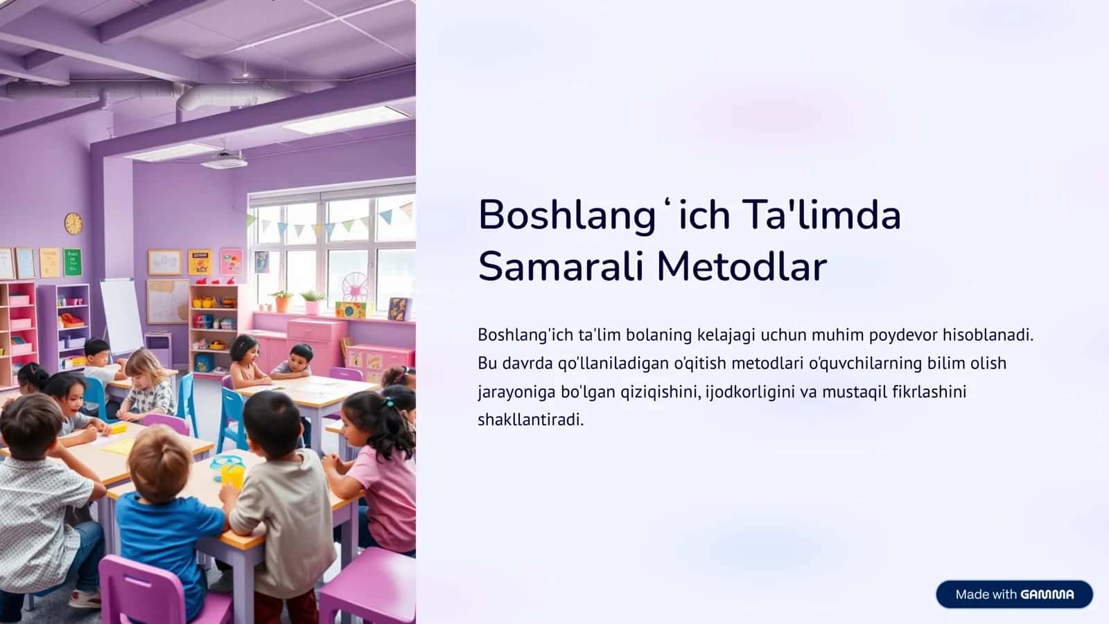 Samarali Metodlar 1