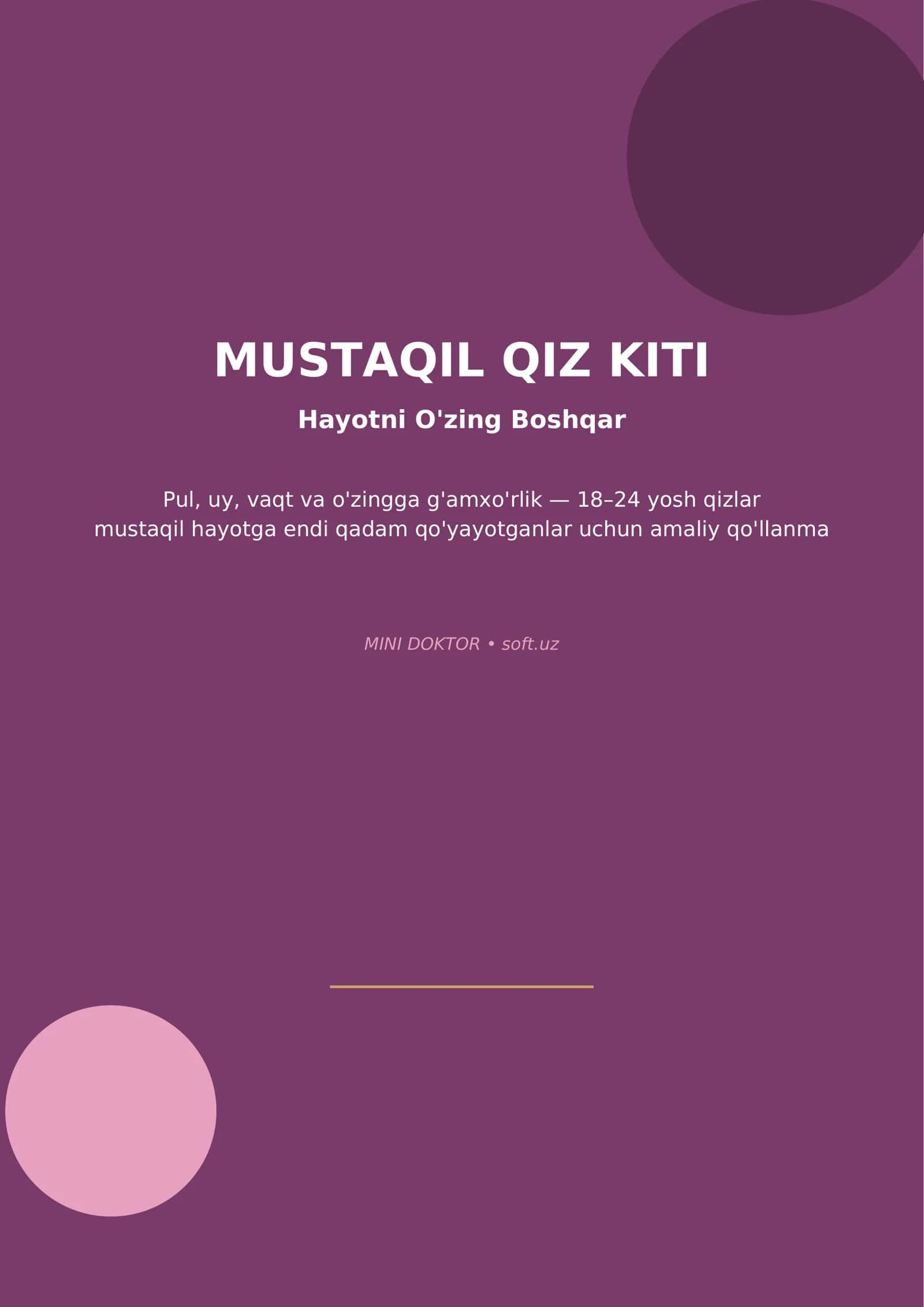 MUSTAQIL QIZ KITI 1