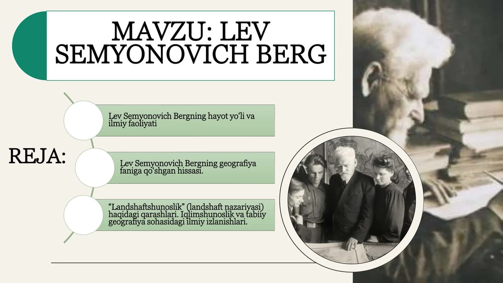 LEV SEMYONOVICH BERG 1