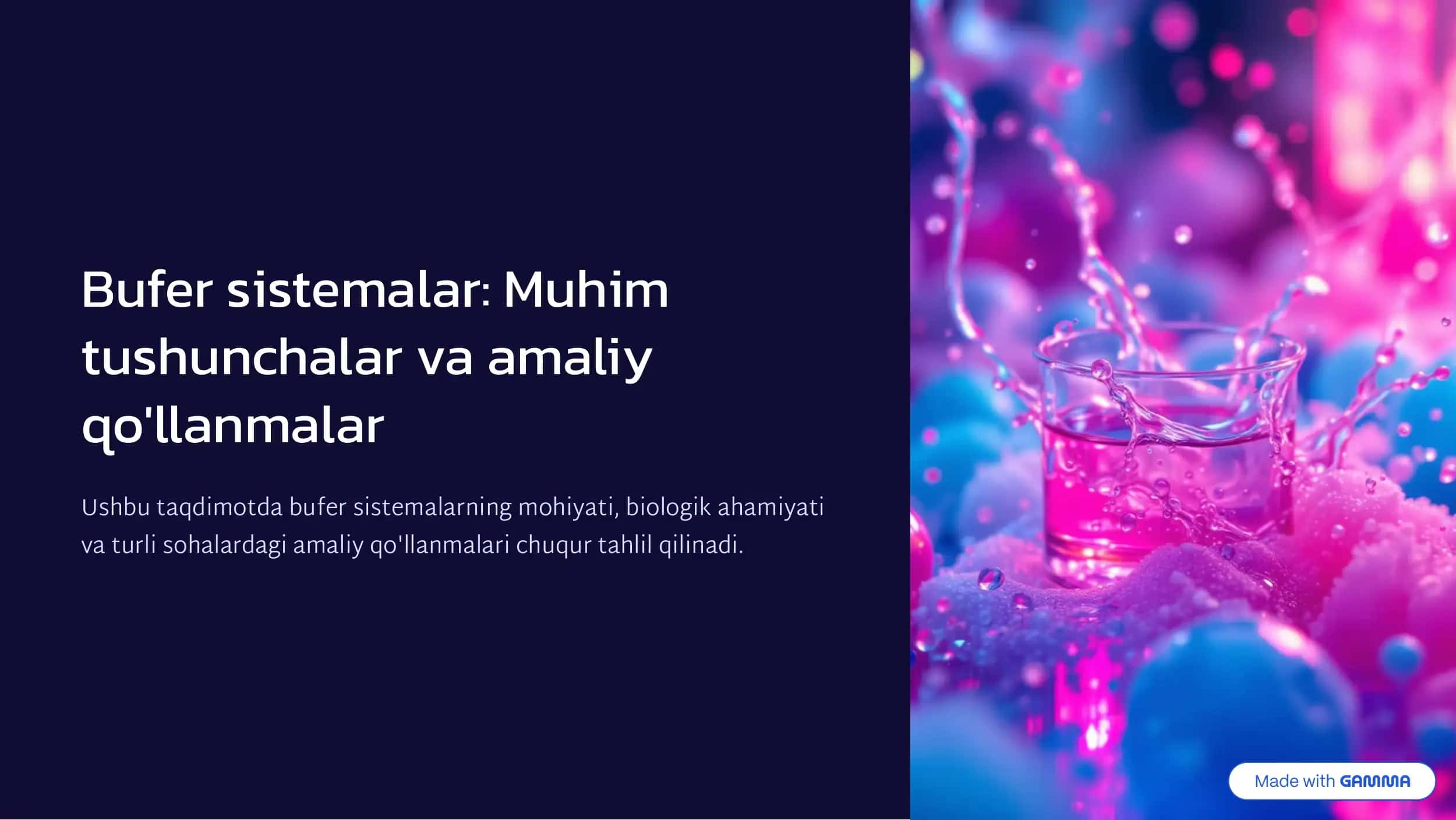 Bufer sistemalar 1