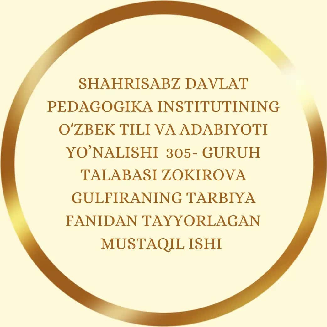 Islom taʼlimotida taʼlim 1