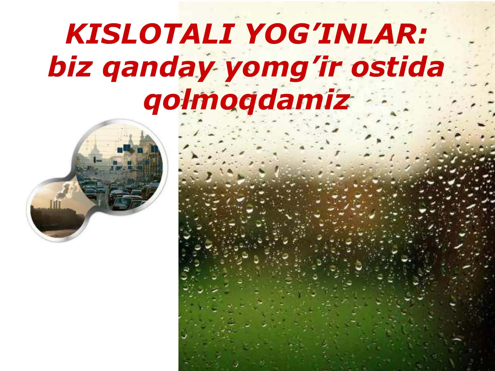Kislotali yomg'irlar 1