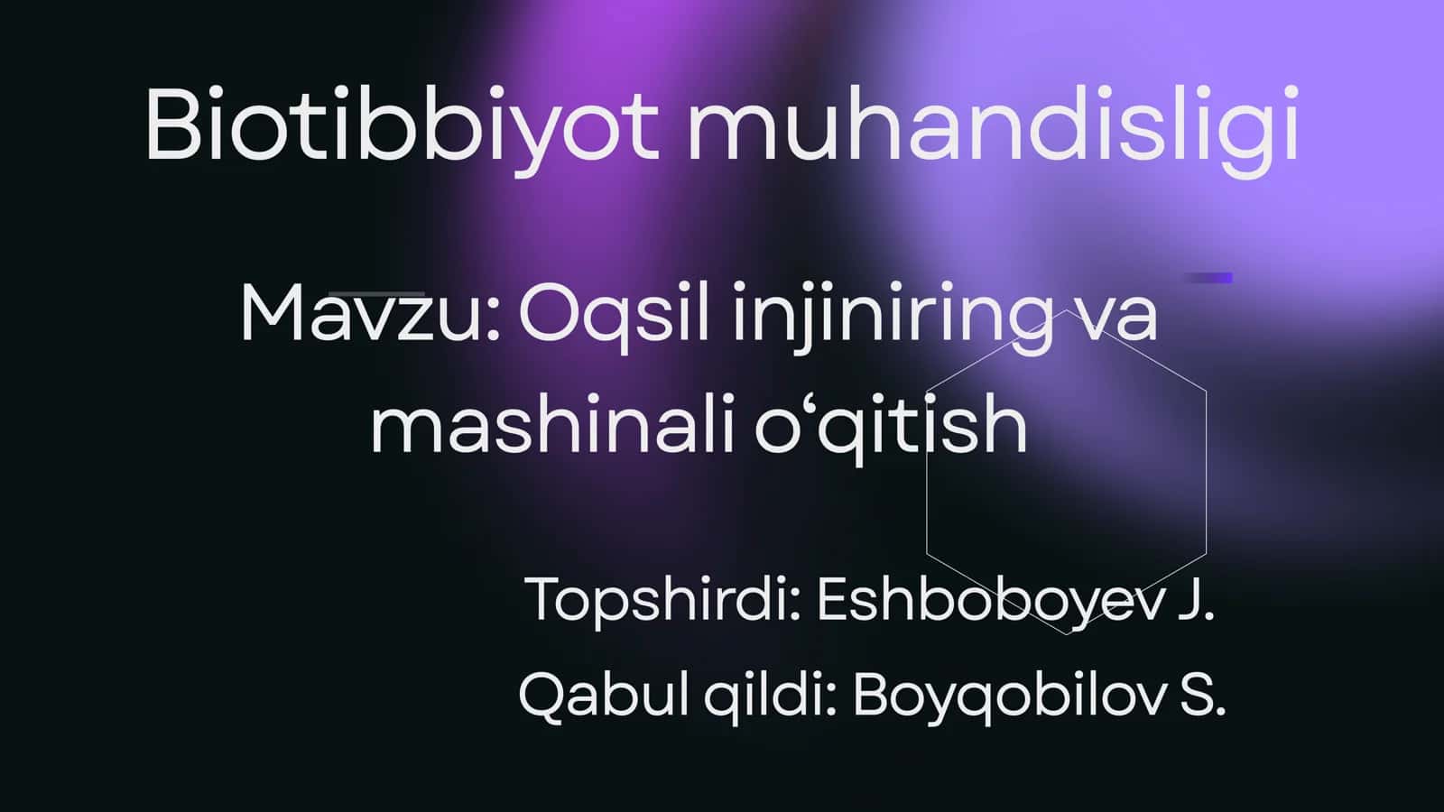 Oqsil injiniring va mashinali o‘qitish 1