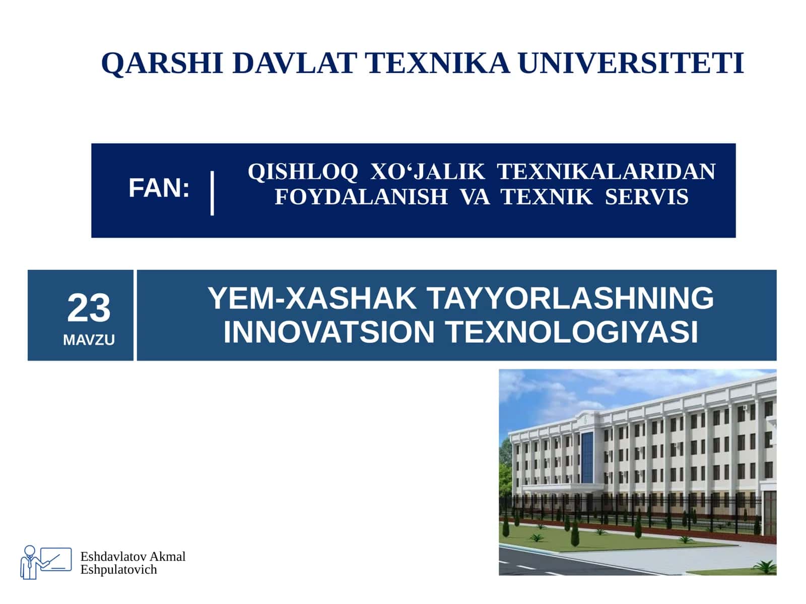YEM-XASHAK TAYYORLASHNING INNOVATSION TEXNOLOGIYASI 1