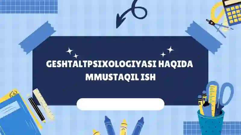 Geshtaltpsixologiyasi