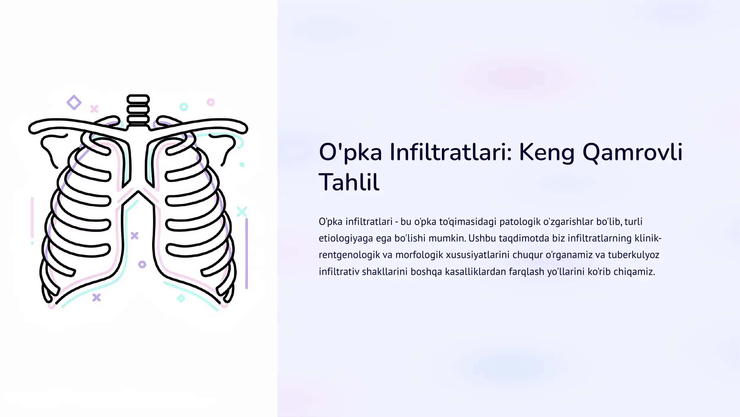 O'pka Infiltratlari: Keng Qamrovli 1