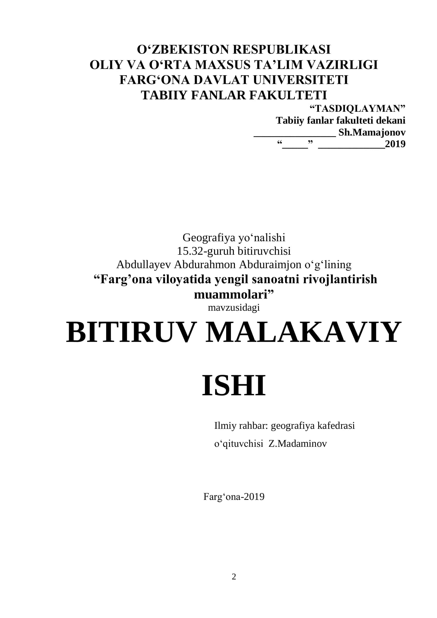 YENGIL SANOAT MAHSULOTLARI ISHLAB CHIQARISH 1