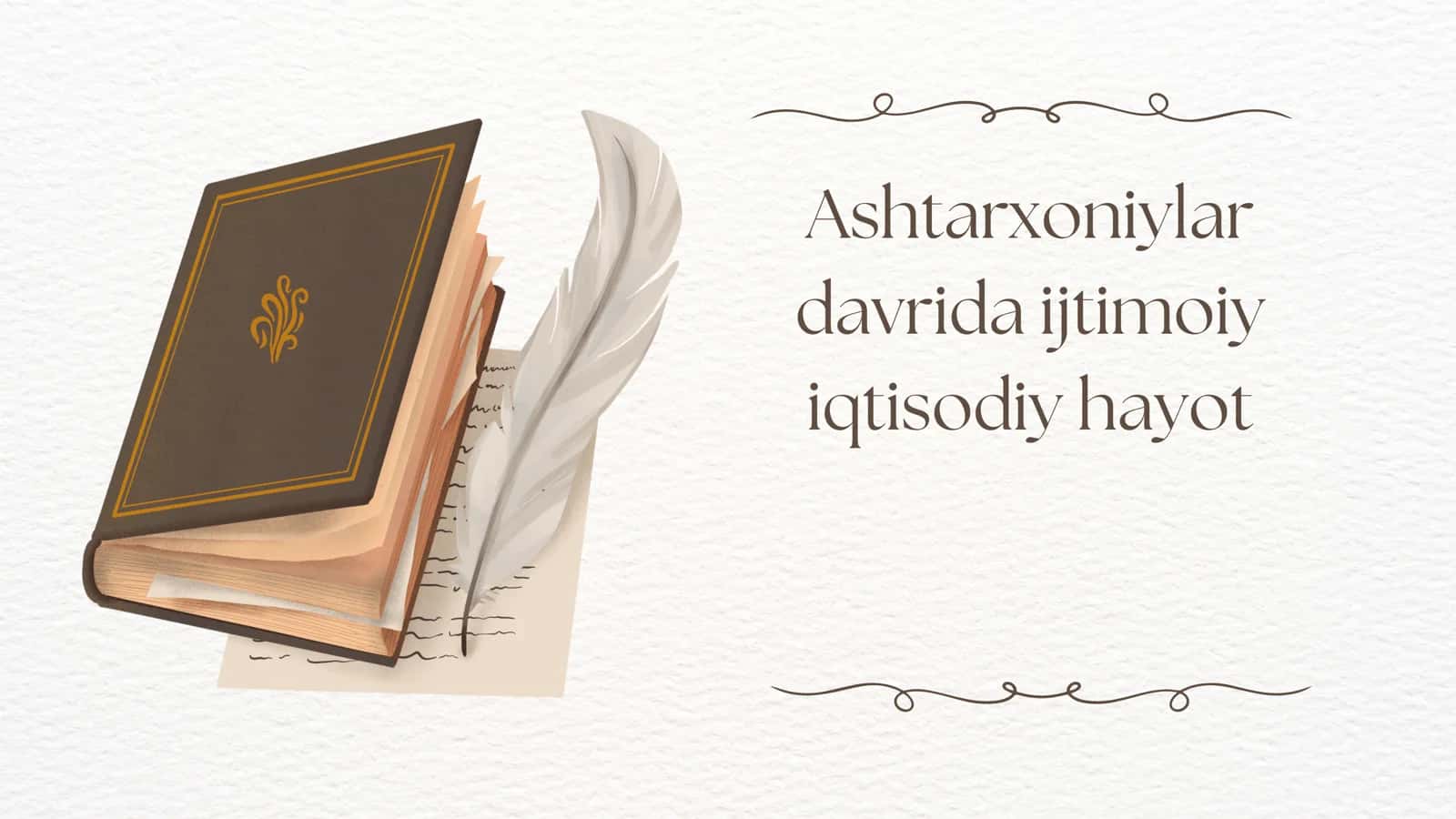 Ashtarxoniylar davrida ijtimoiy iqtisodiy hayot 1