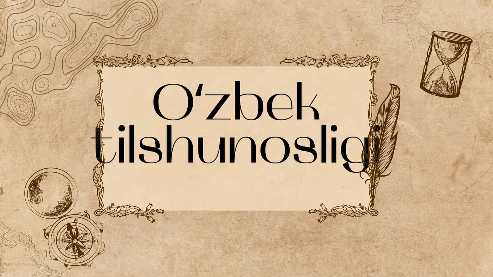 Oʻzbek tilshunosligi 1