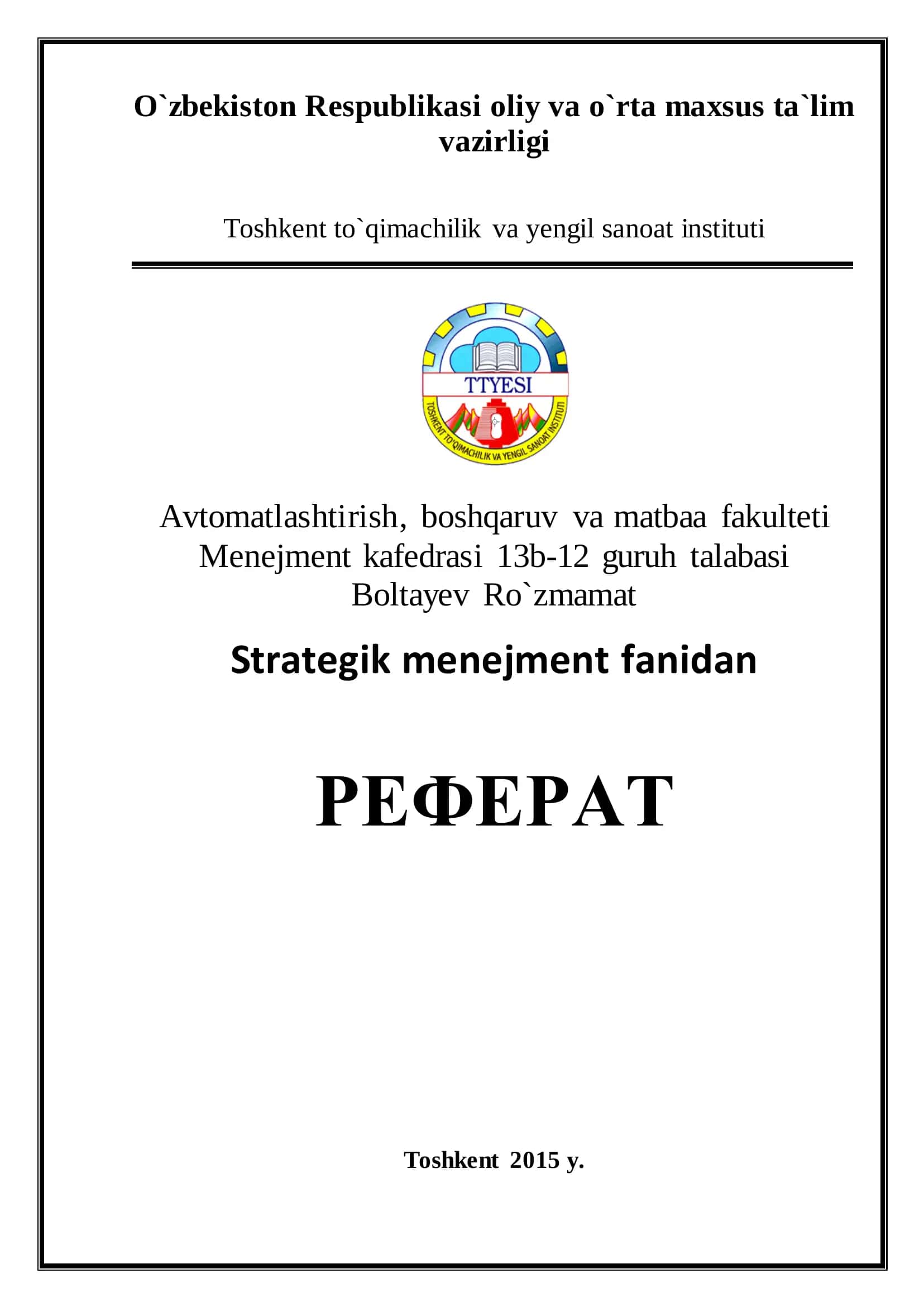 DIVERSIYALASHGAN KORPORATIV STRATEGIYA 1