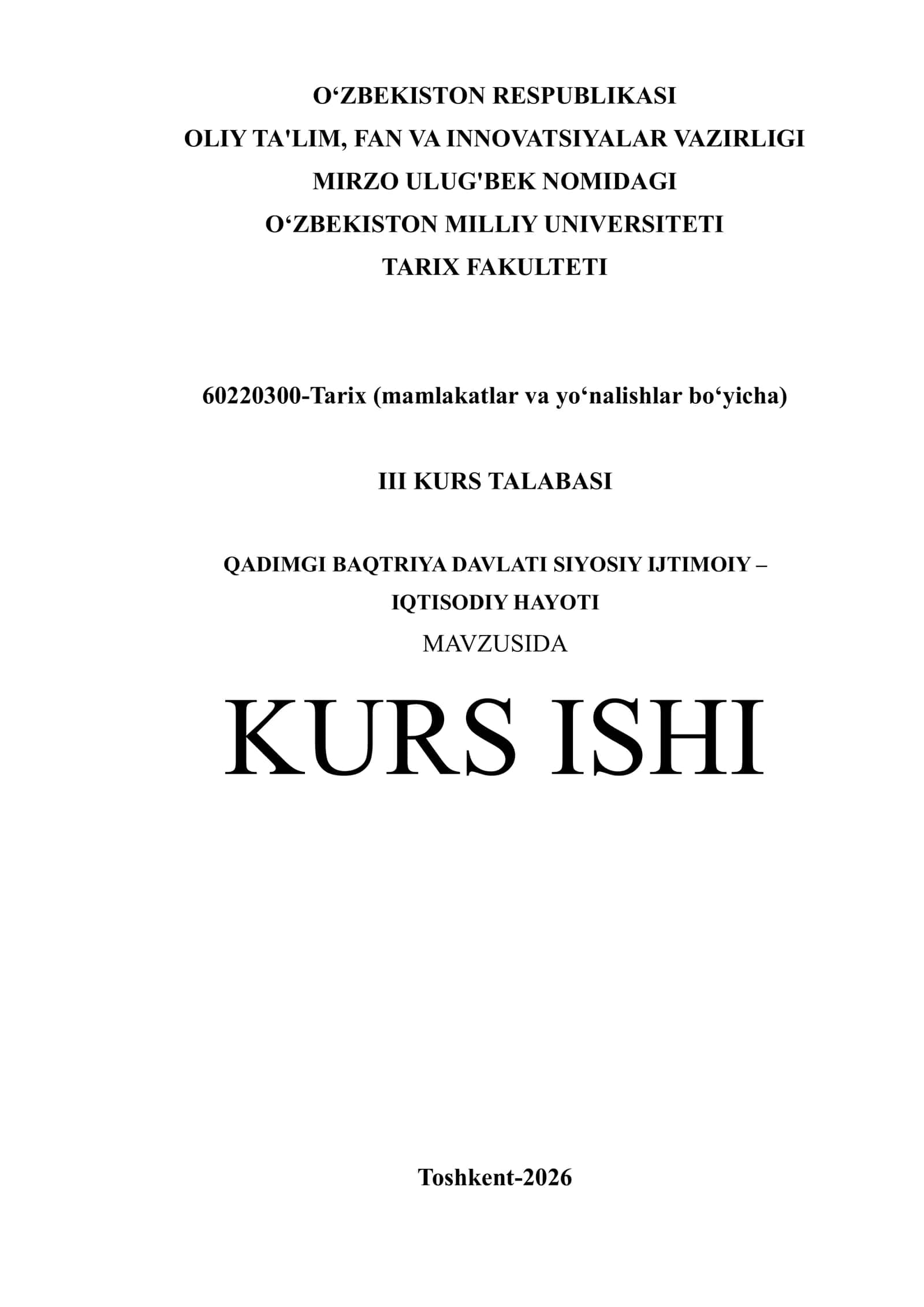 QADIMGI BAQTRIYA DAVLATI SIYOSIY IJTIMOIY – IQTISODIY HAYOTI 1