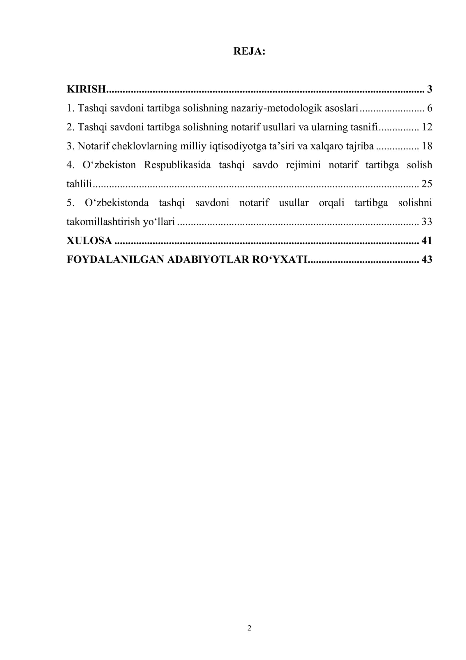 TASHQI SAVDONI TARTIBGA SOLISHNING NOTARIF USULLARI 1