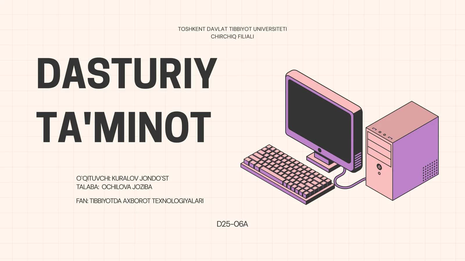 dasturiy ta`minot 1