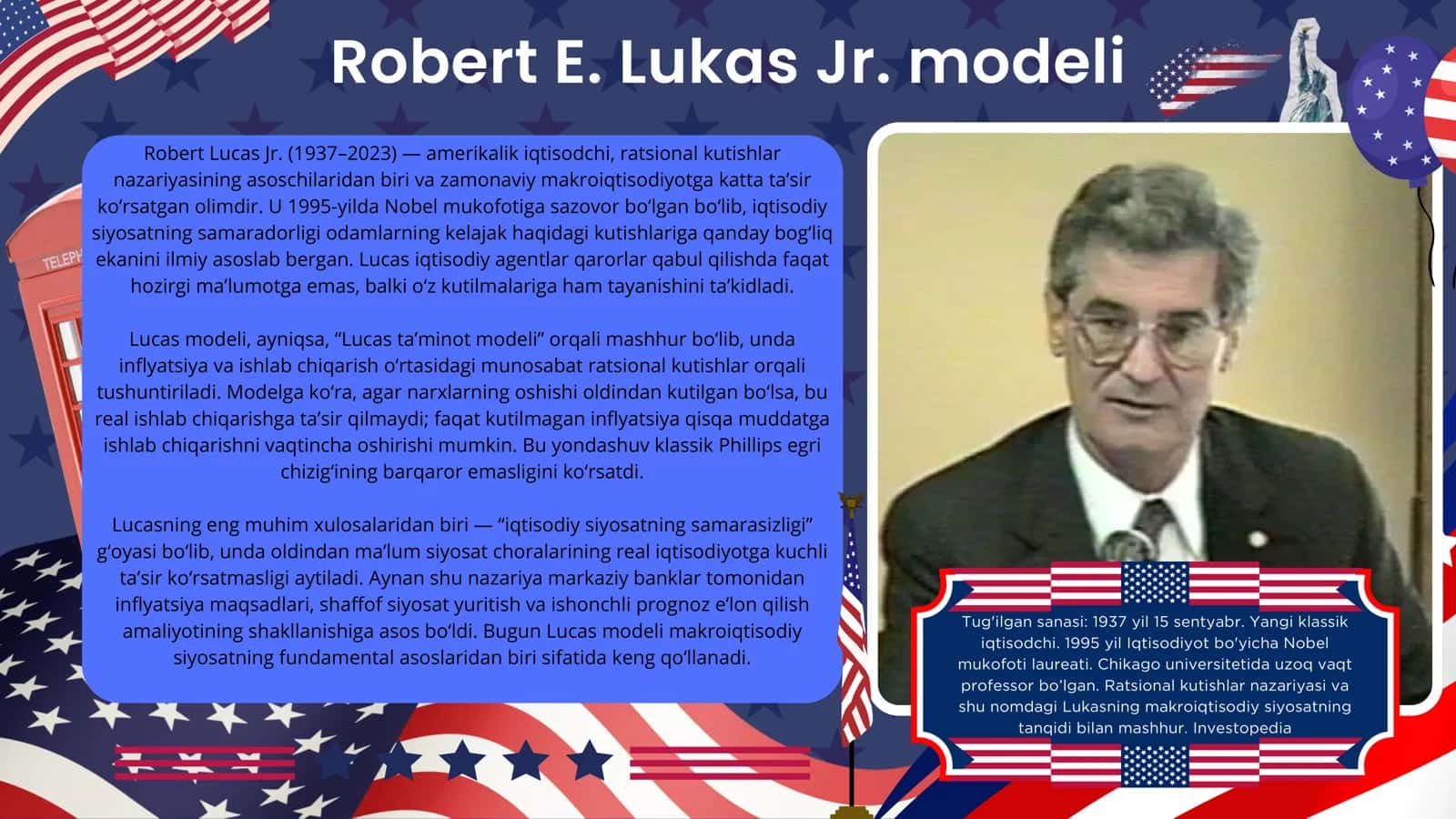 Lucas ta'minot modeli 1