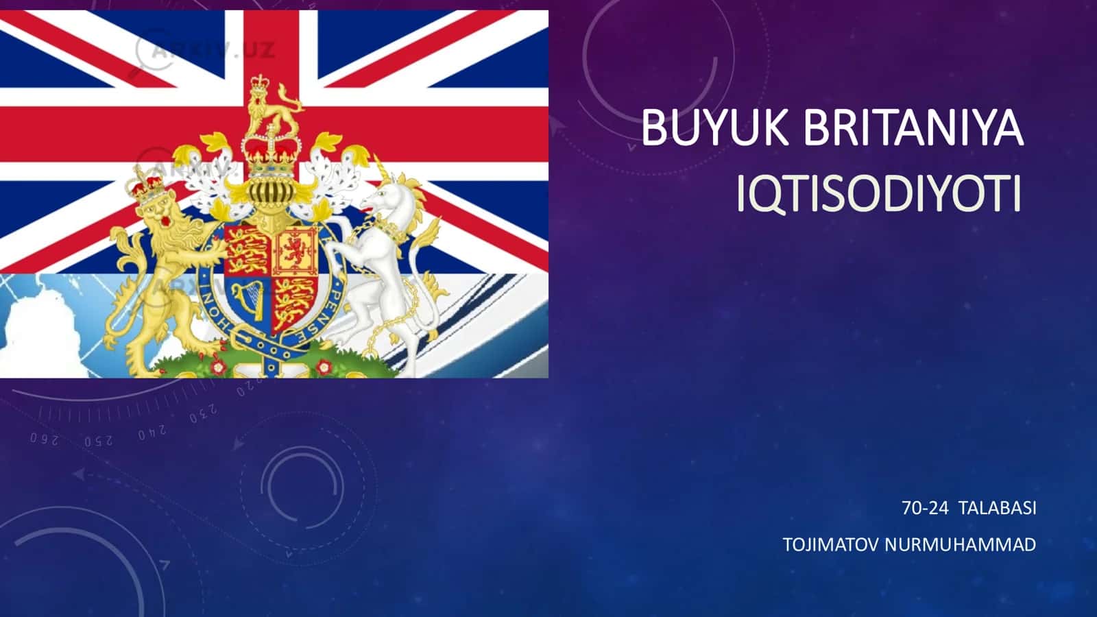 Buyuk Britaniya iqtisodiyoti 1