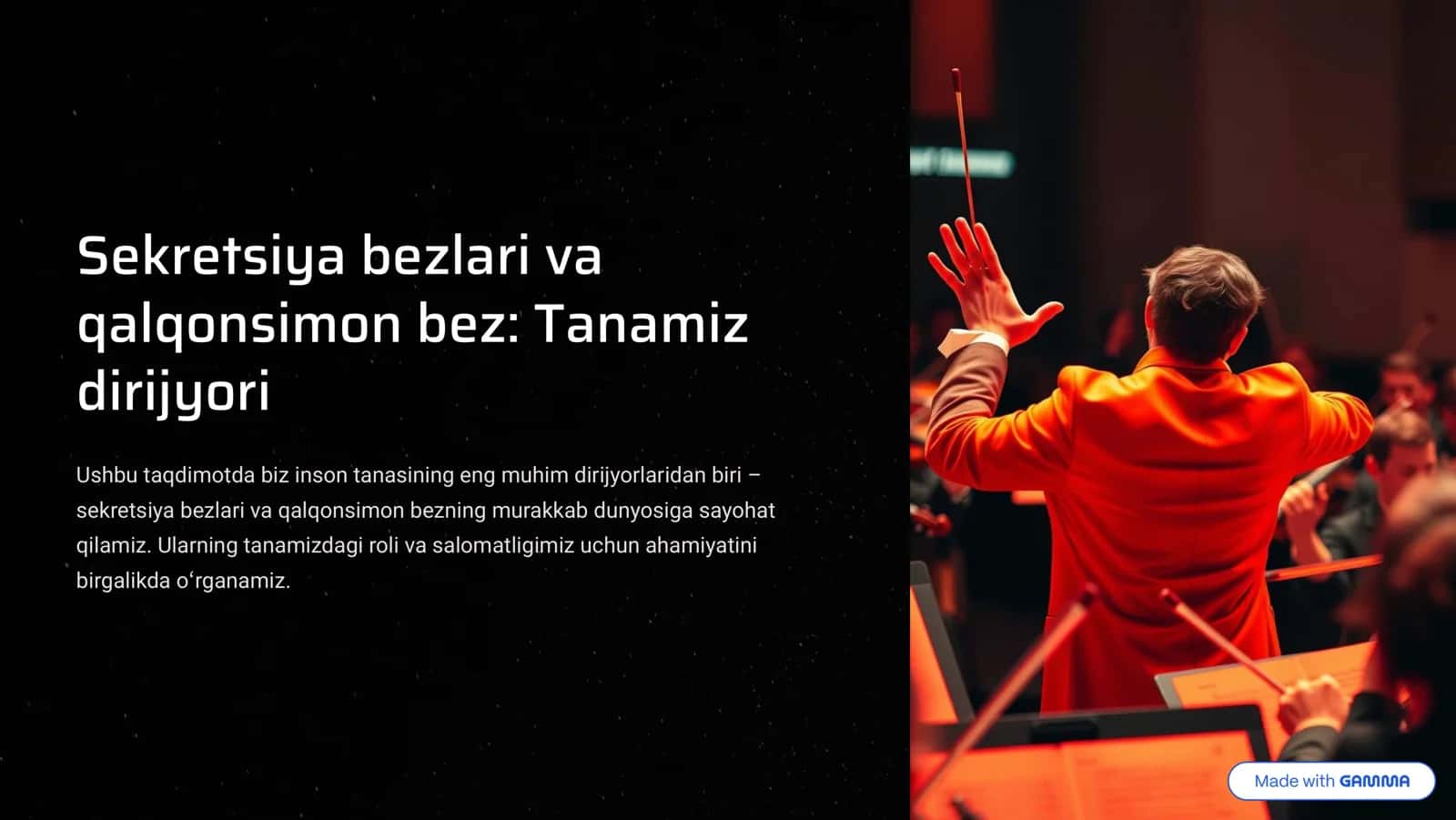 Sekretsiya bezlari va qalqonsimon bez: Tanamiz dirijyori 1