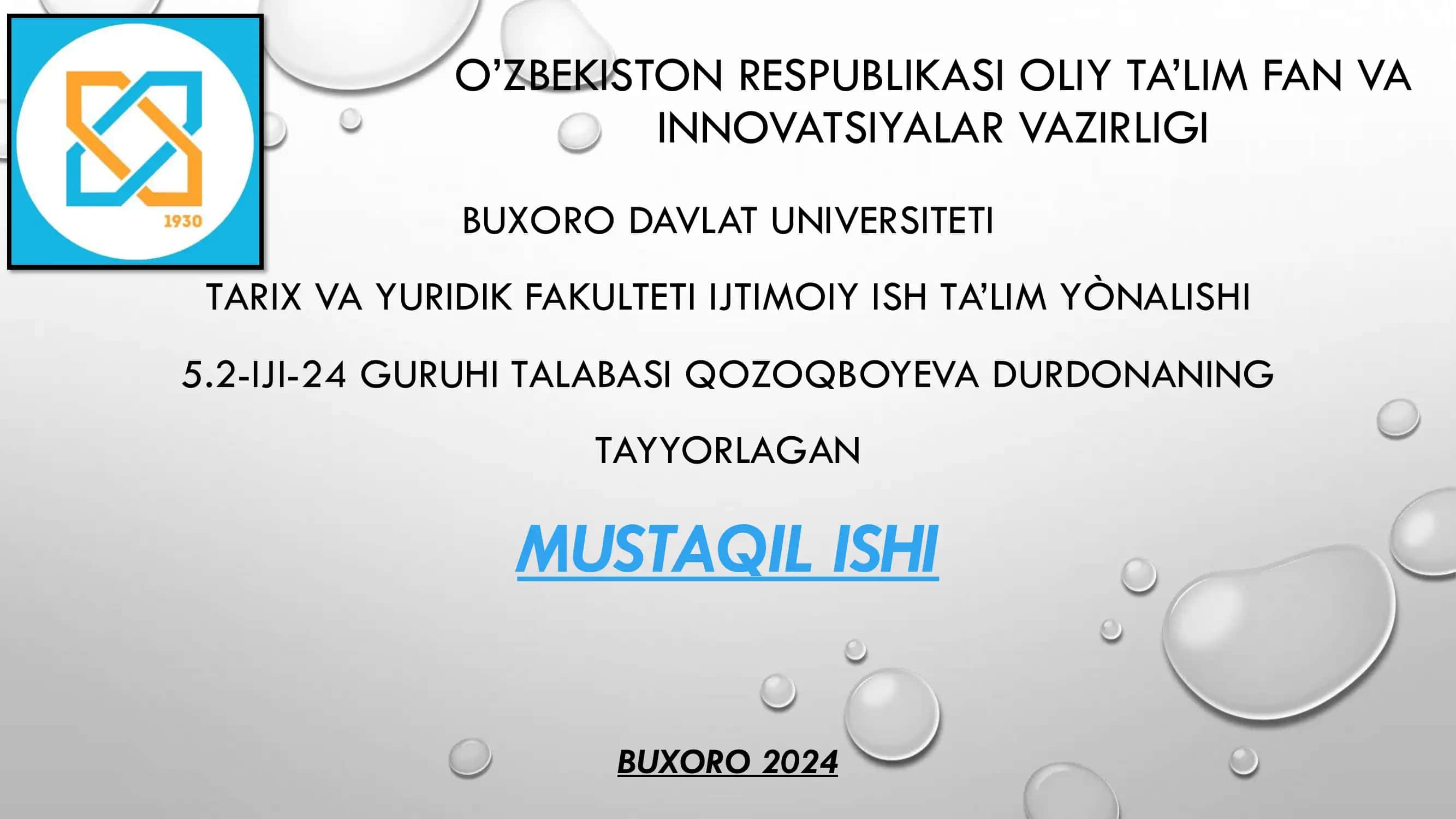 O’ZBEKISTON RESPUBLIKASI PREZIDENTI SHAVKAT MIROMONVICH MIRZIYOYEV 1