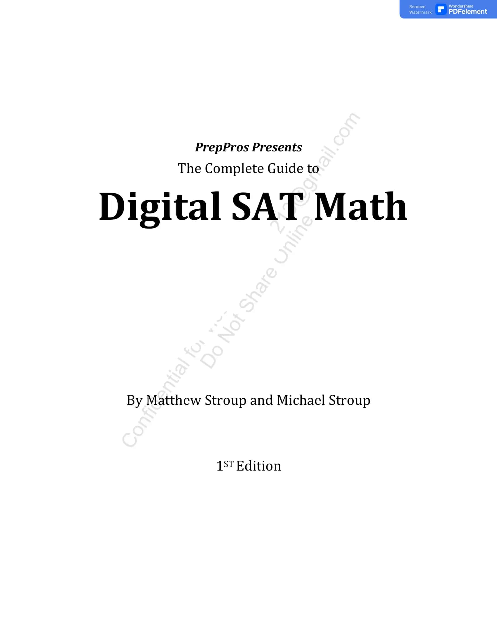 Digital SAT Math 1