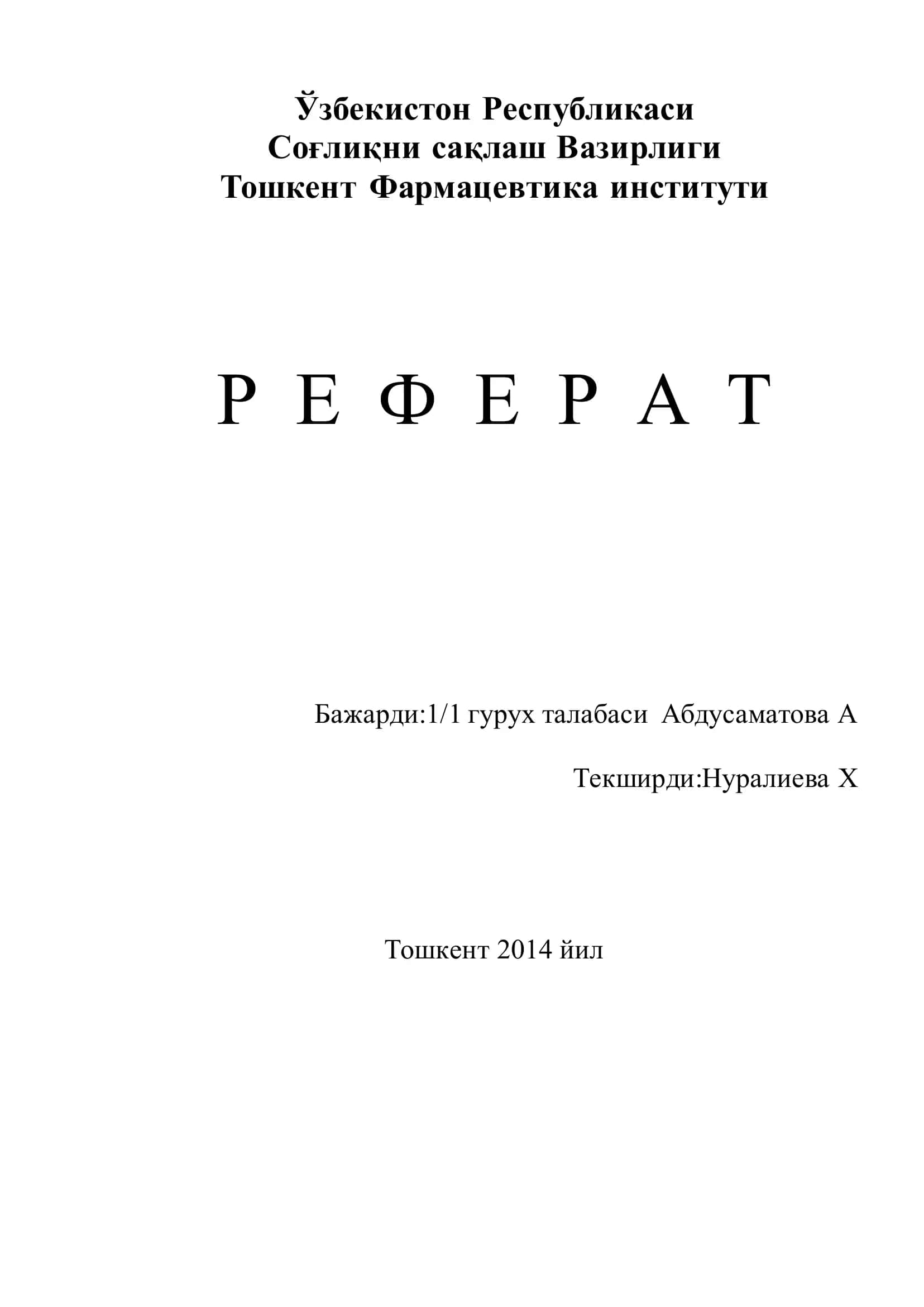 EKOLOGIK MUAMMOLAR 1