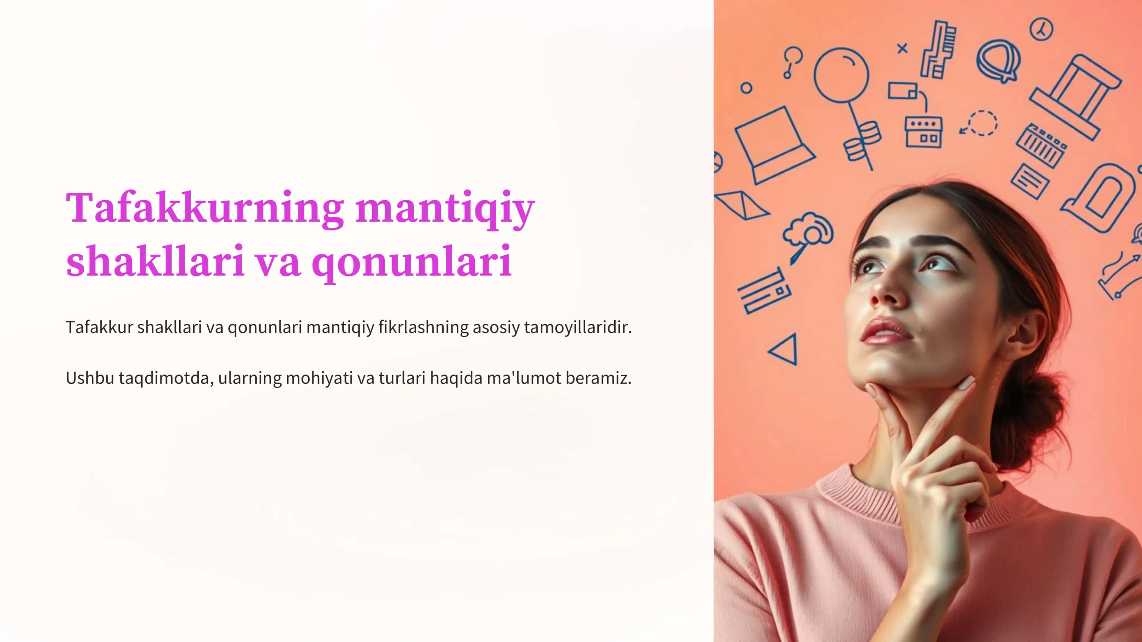 Tafakkurning mantiqiy shakllari va qonunlari 1