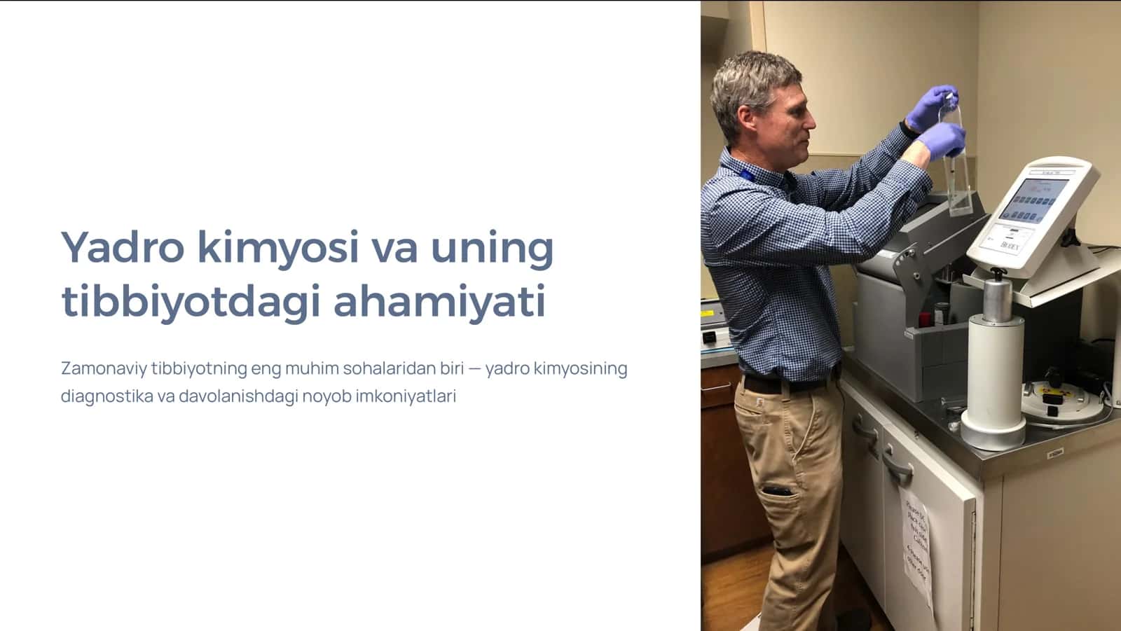 Yadro kimyosi va uning tibbiyotdagi ahamiyati 1