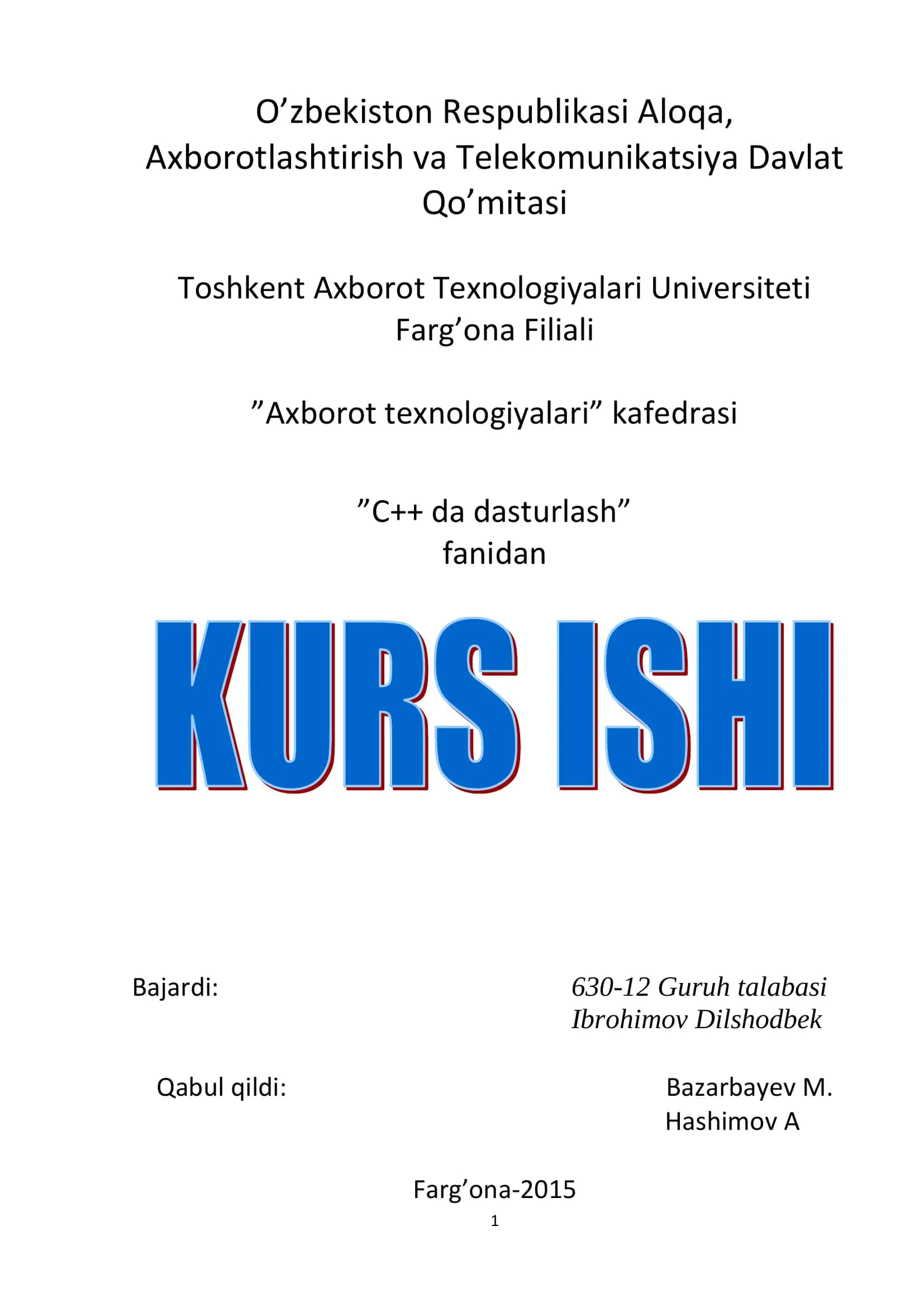 OPTIK ALOQA LINIYALARINI LOYIHALASHTIRISH KURSI 1