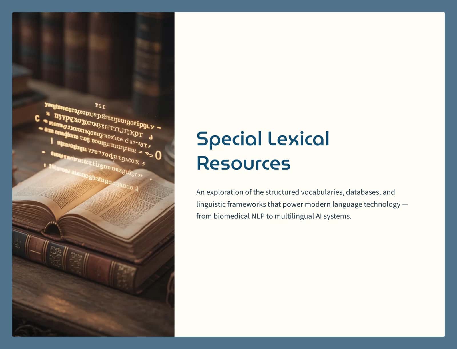 The SPECIALIST Lexicon: A Biomedical Powerhouse 1