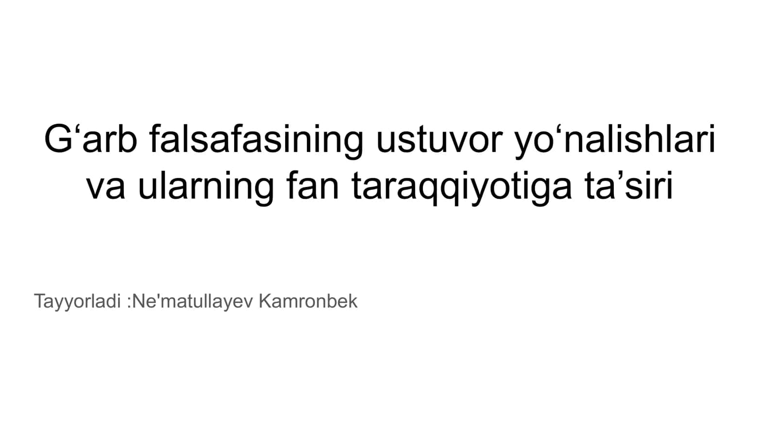Qadimgi Yunon falsafasi va Milet maktabi 1