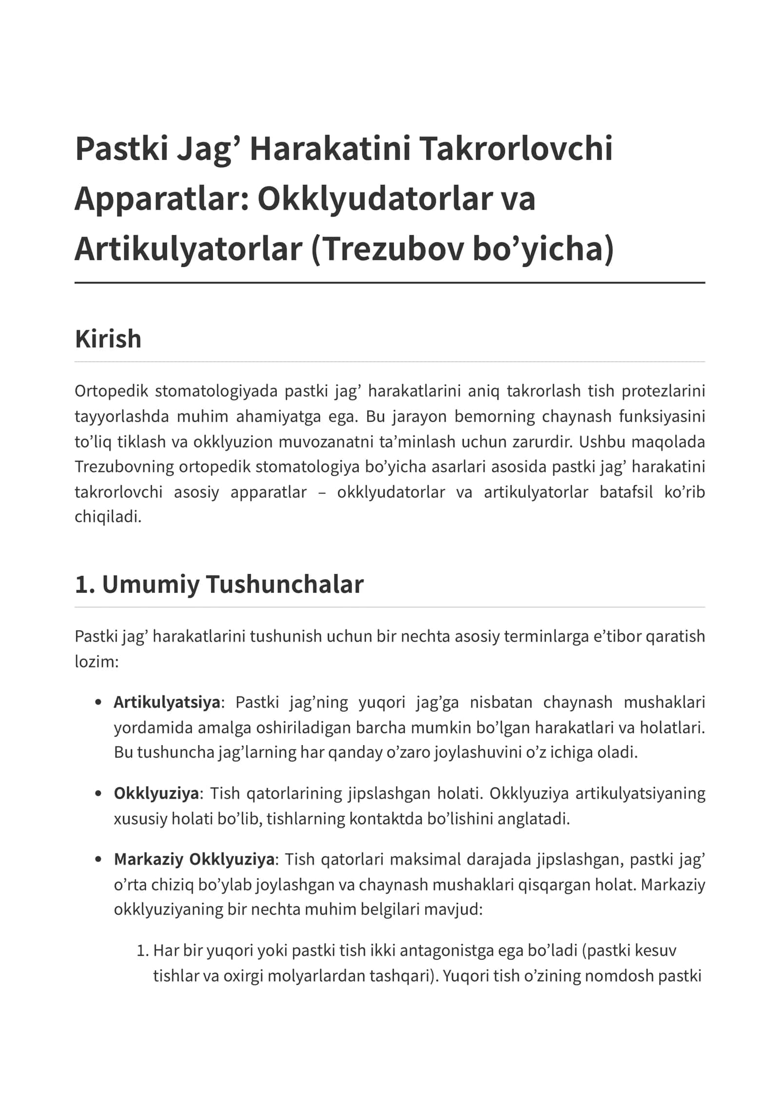 Pastki Jag’ Harakatini Takrorlovchi 1