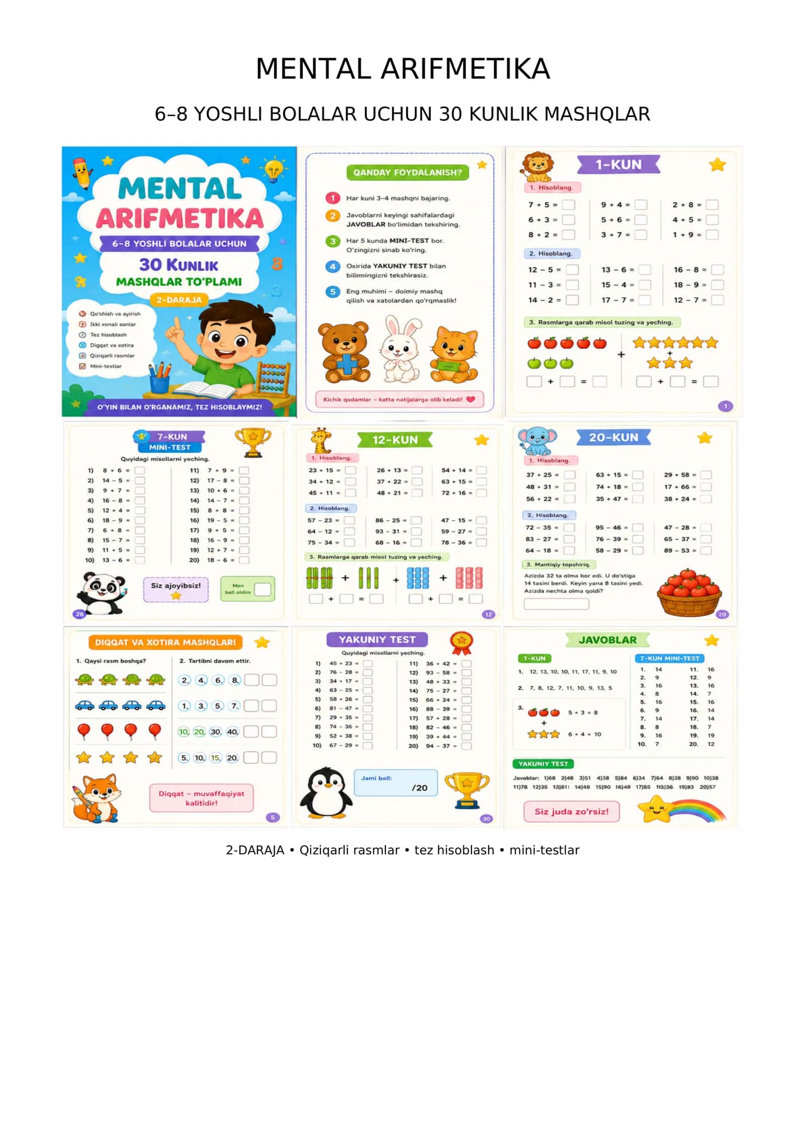 MENTAL ARIFMETIKA 1