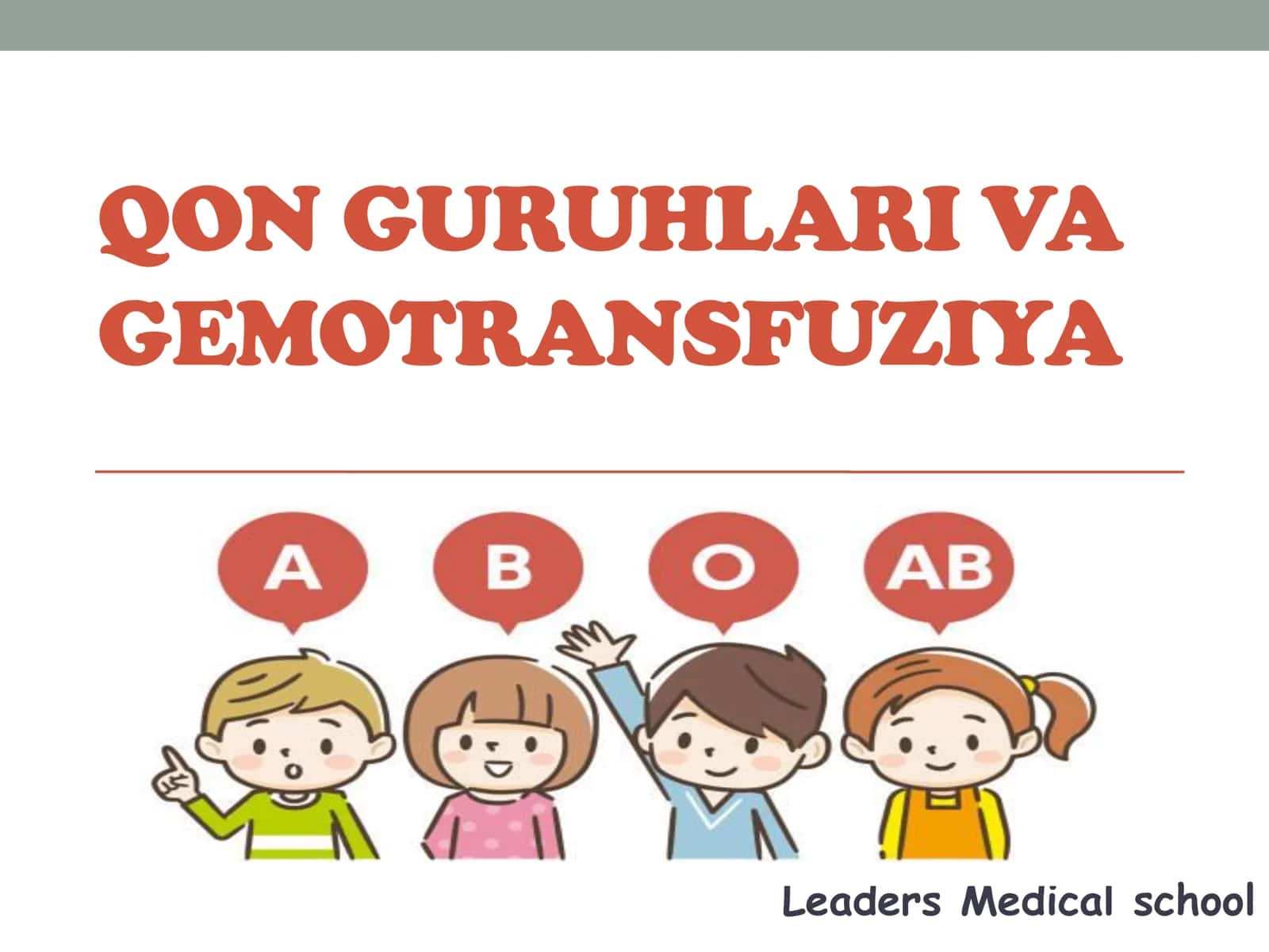 Qon guruhlari va gemotransfuziya 1