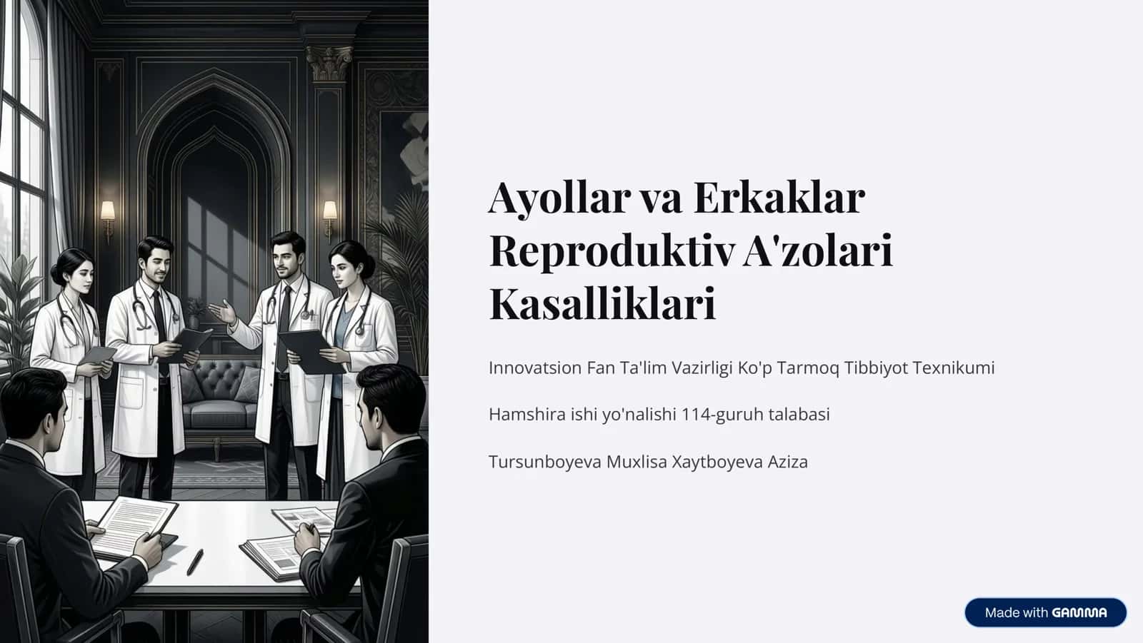 Ayollar Reproduktiv Anatomiyasi va Fiziologiyasi 1