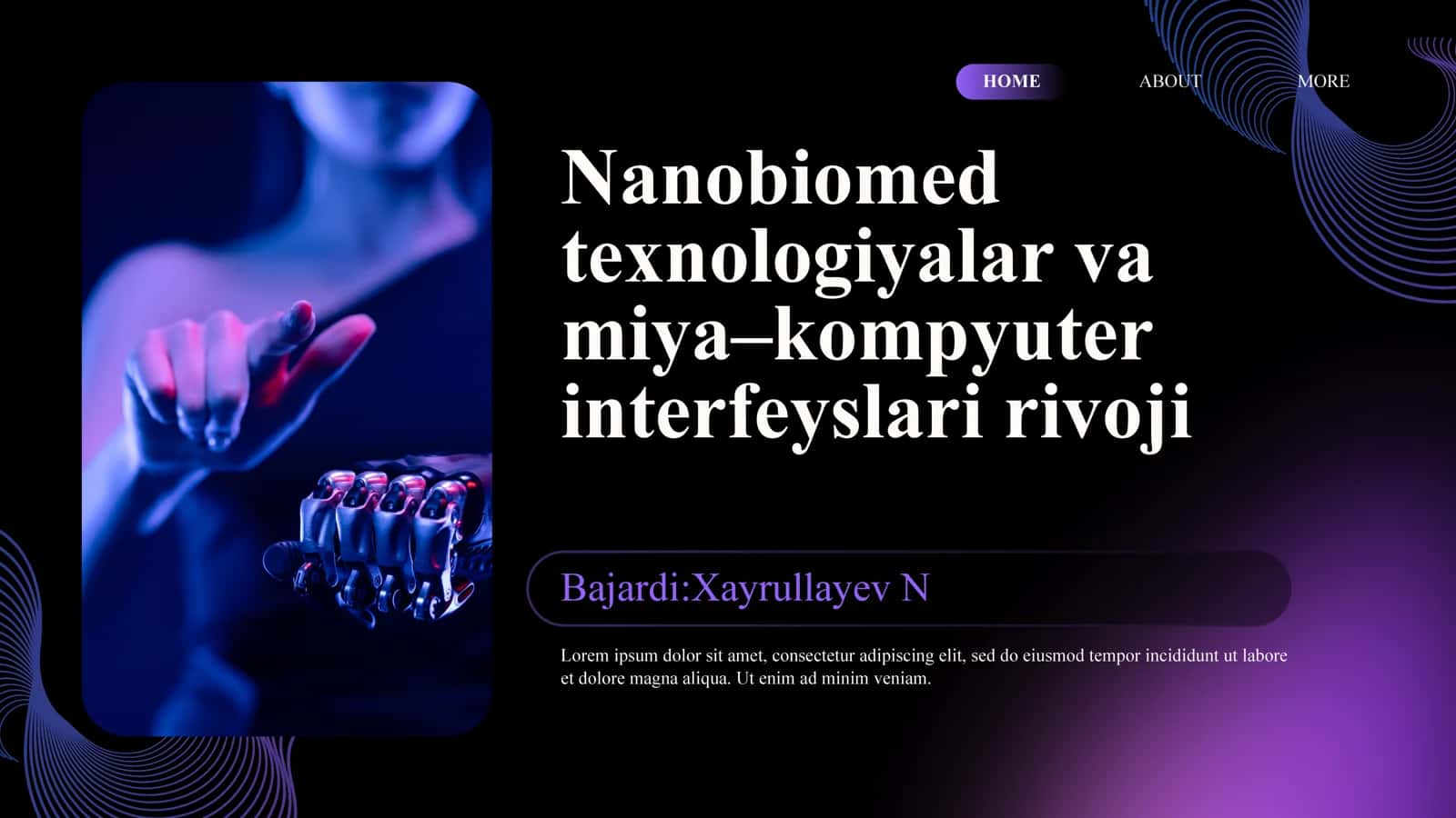 Nanobiomed texnologiyalar va miya-kompyuter interfeyslari rivoji 1