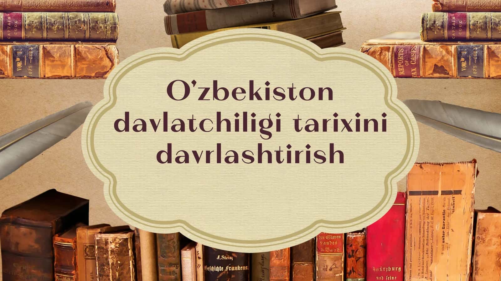 O'zbekiston davlatchiligi tarixini davrlashtirish 1