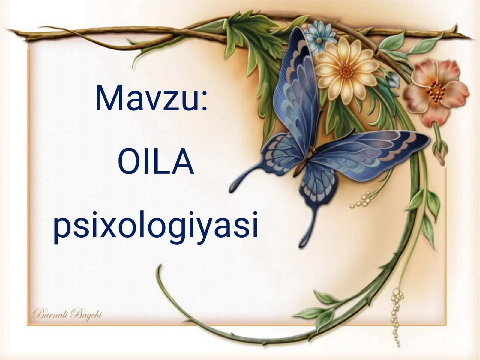 Oila psixologiyasi 1