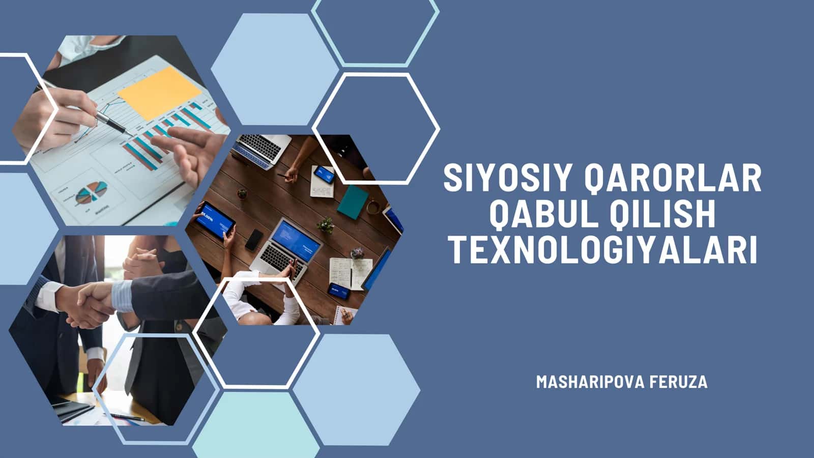 Siyosiy qarorlar qabul qilish texnologiyalari 1