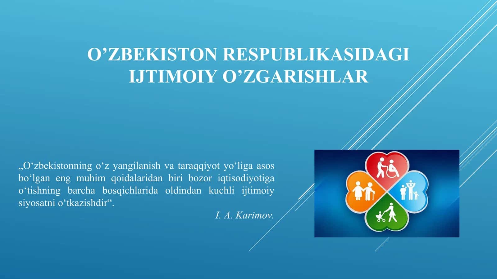 IJTIMOIY O’ZGARISHLAR 1